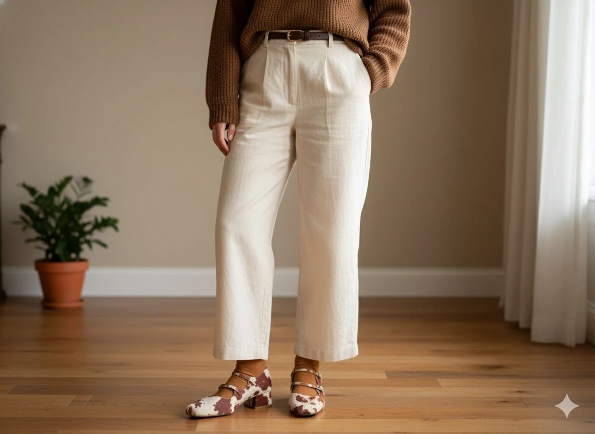 CİNNAMON Tüylü Kare Burun Kısa Topuk Ayakkabı