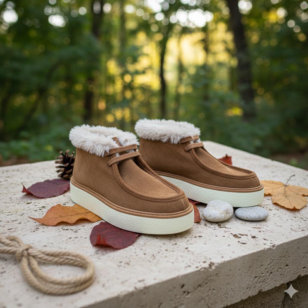 CLAVEL KADIN TABA RENGİ SÜET BOT