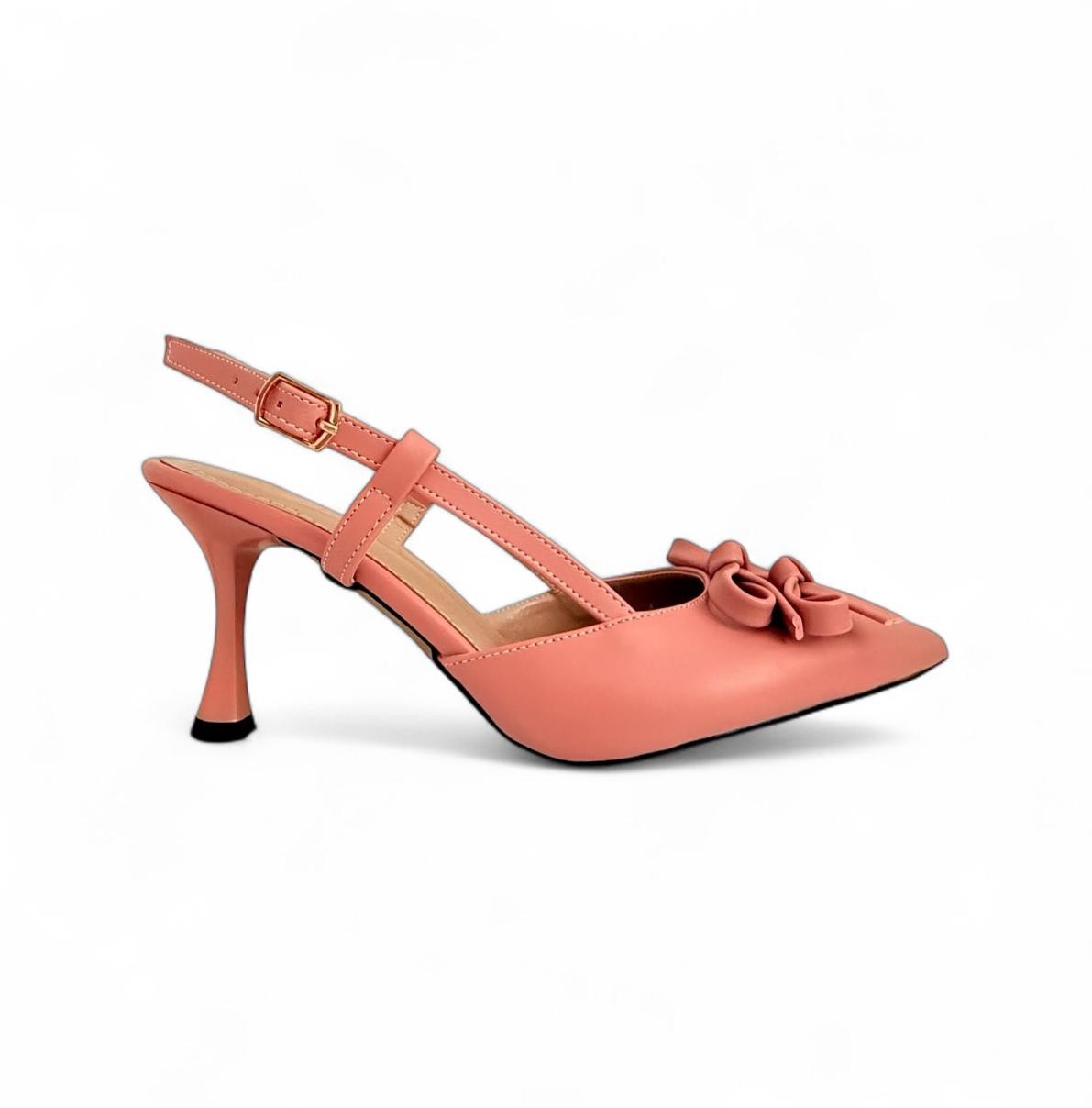 BUTTERCUP PUDRA PEMBE KADIN TOPUKLU AYAKKABI