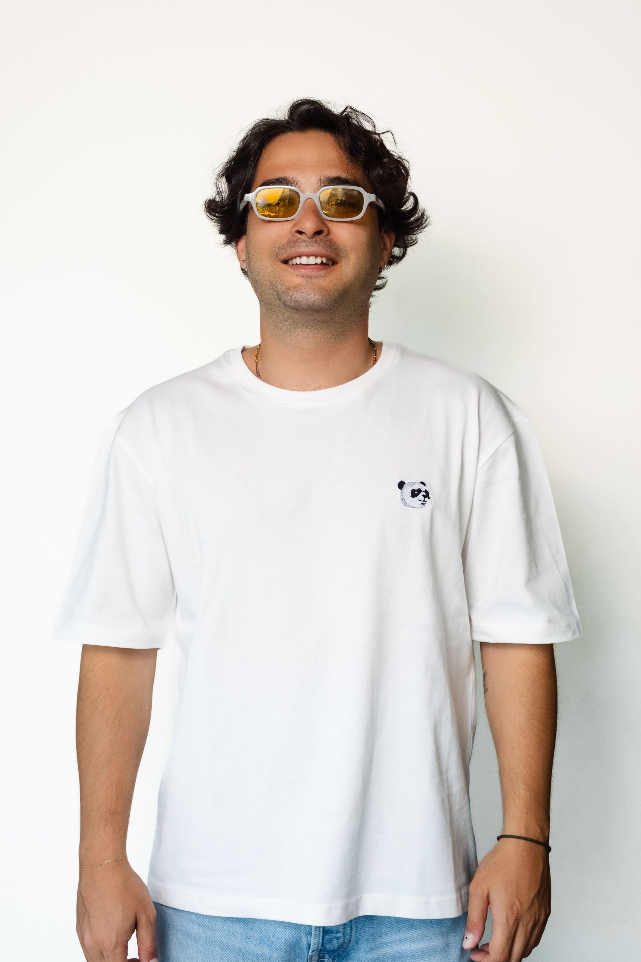 Klasik Tuck T-Shirt  Unisex (Beyaz)