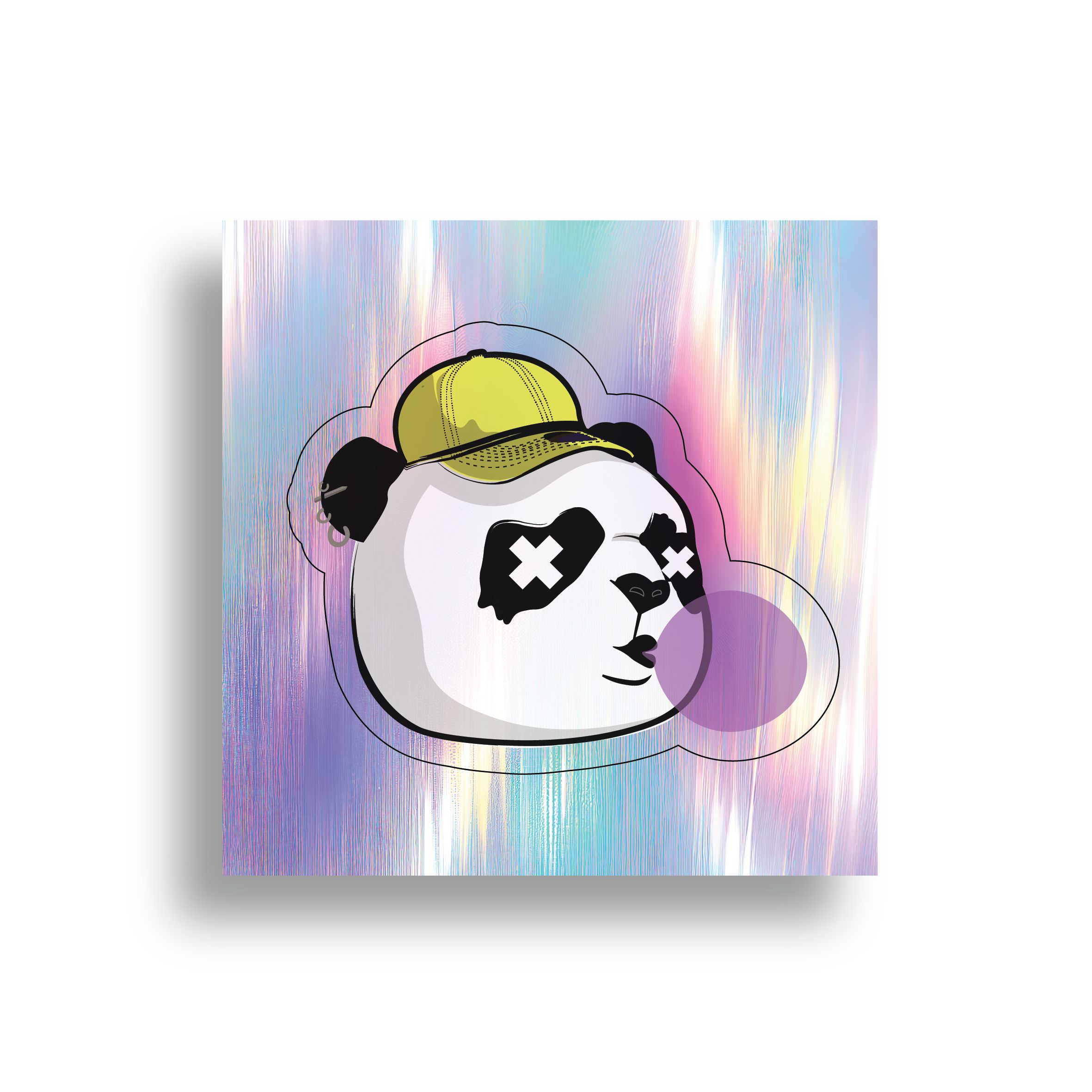 Tucker with Gum Sticker