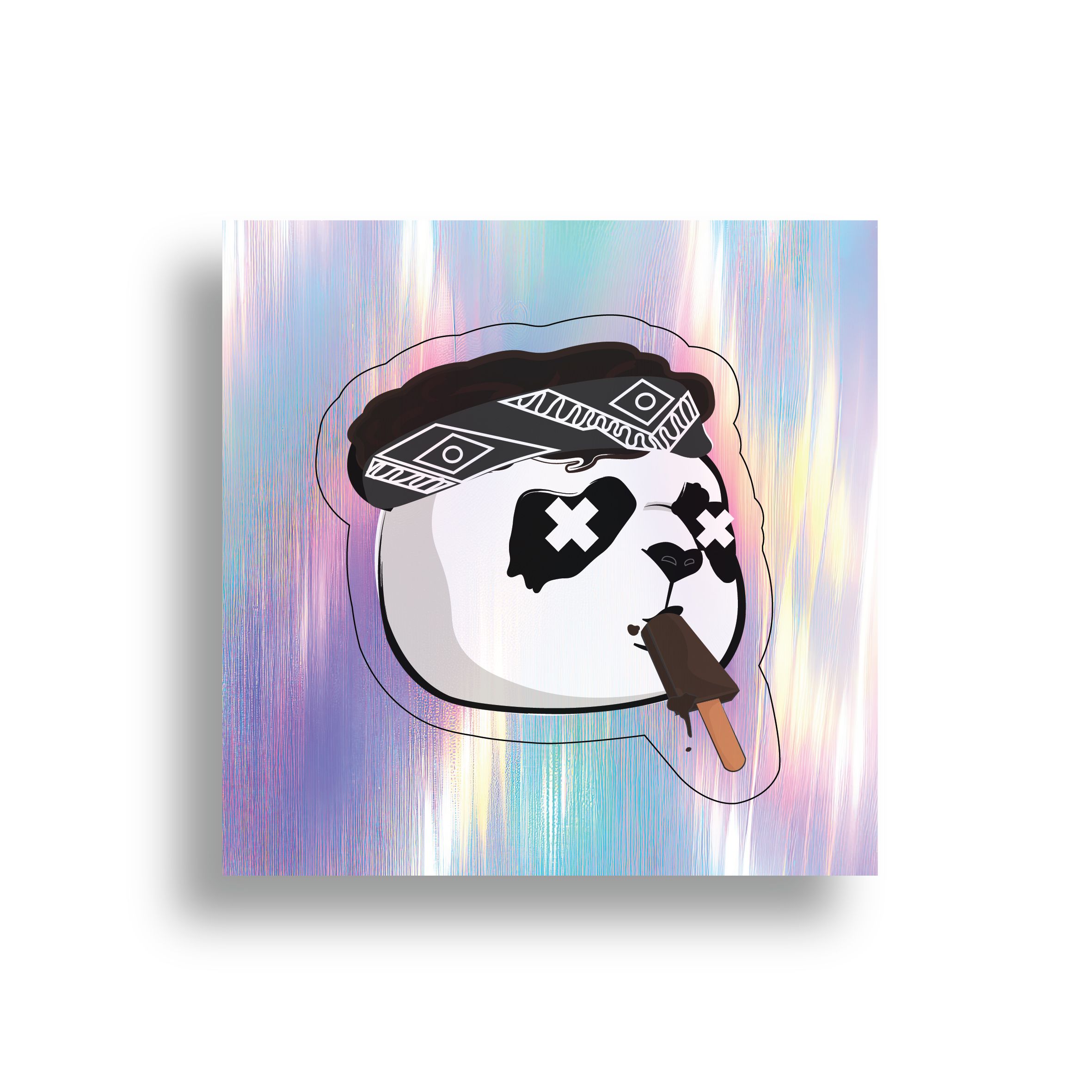 Tucker with Ice Cream Sticker