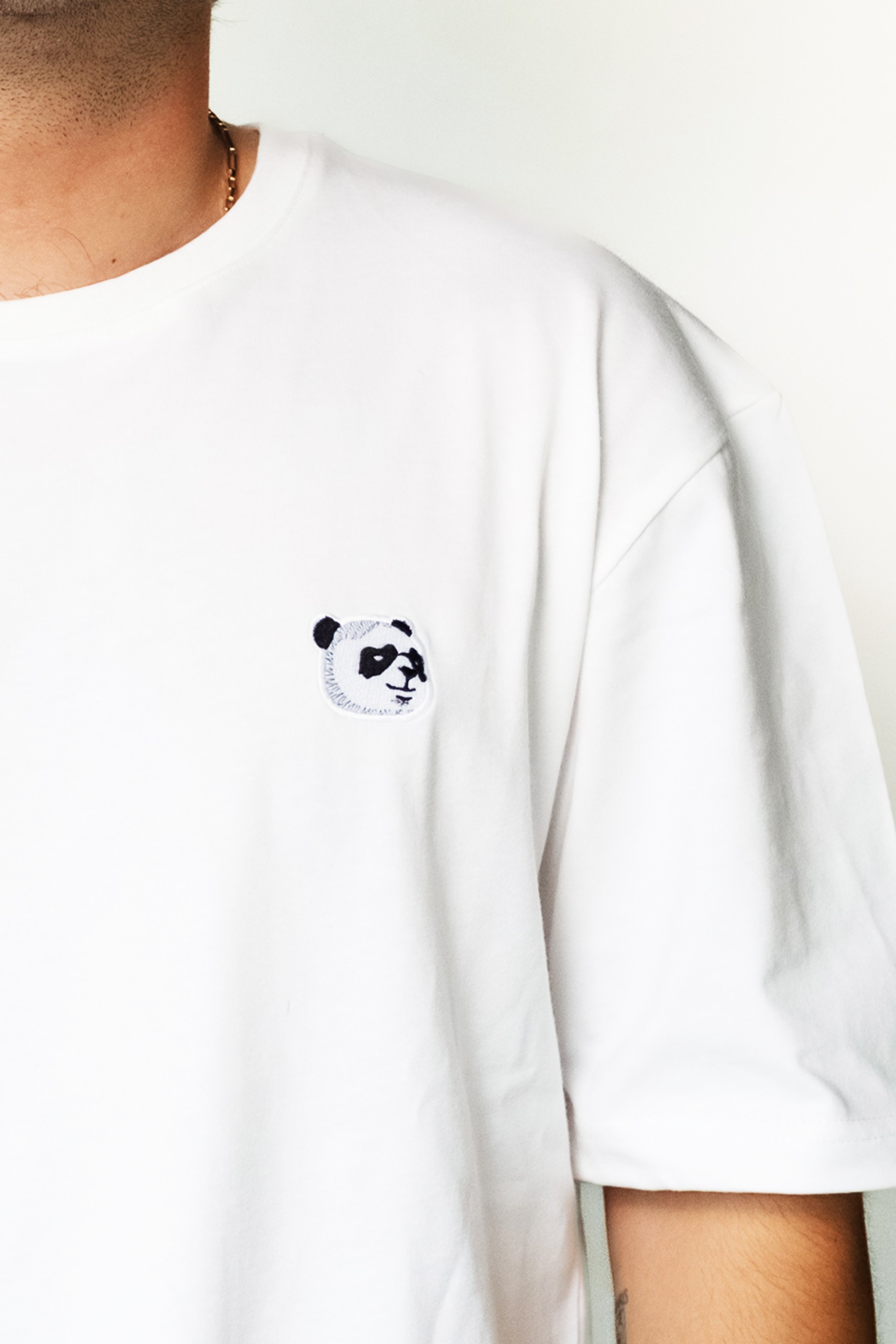 Klasik Tuck T-Shirt  Unisex (Beyaz)