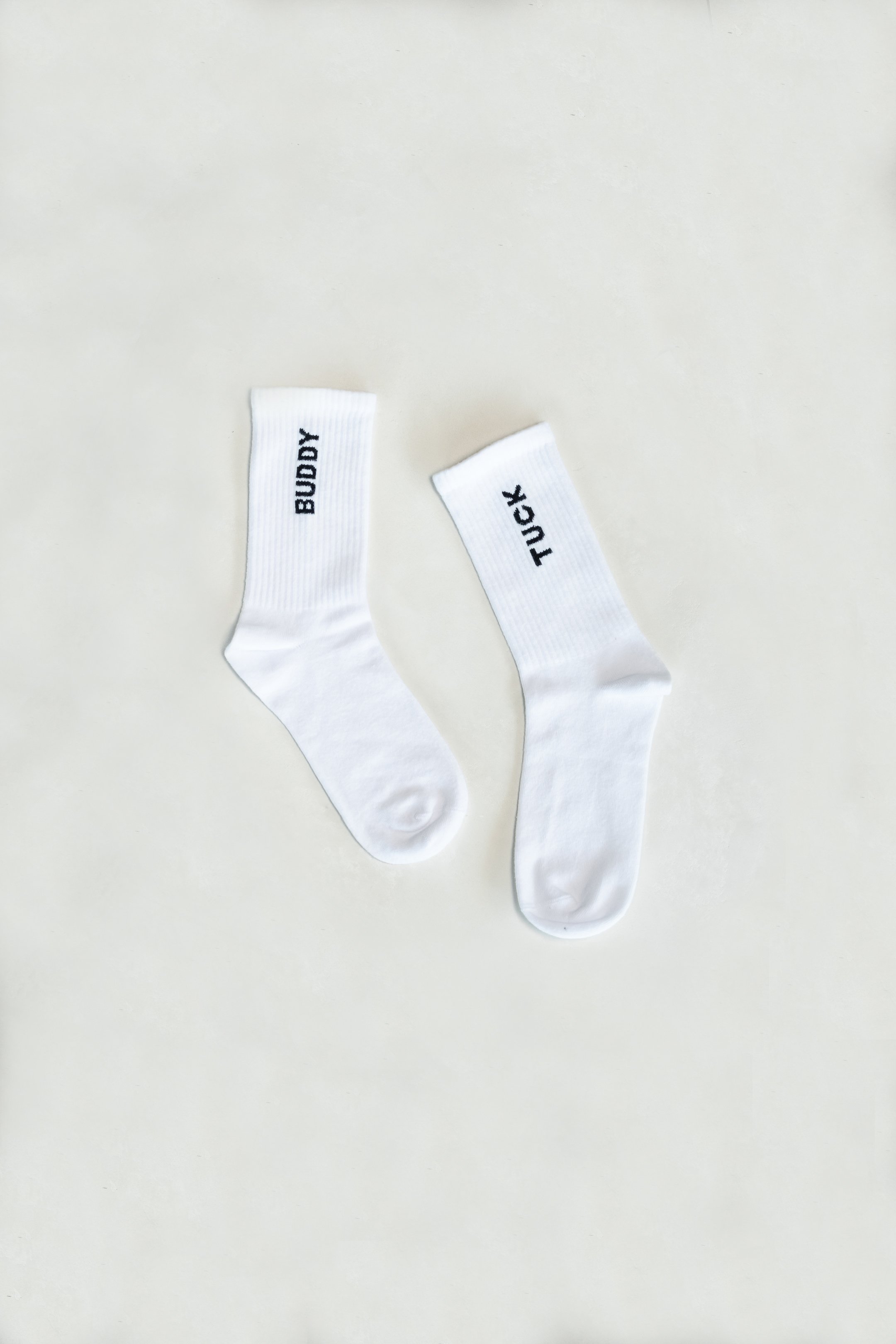 Tuckbuddy Beyaz Çorap Unisex