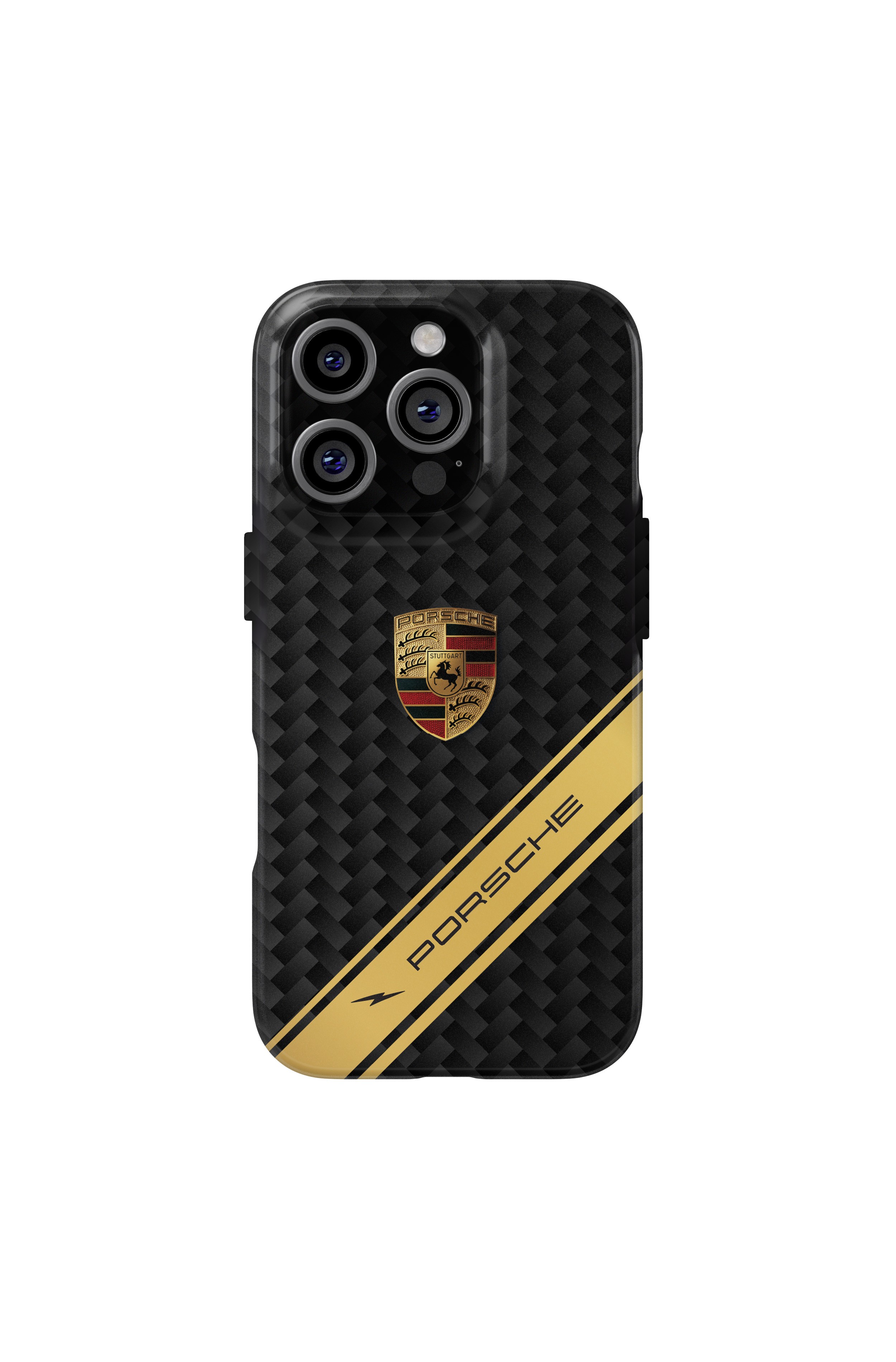 Porsche Gold Snaps iPhone Telefon Kılıfı