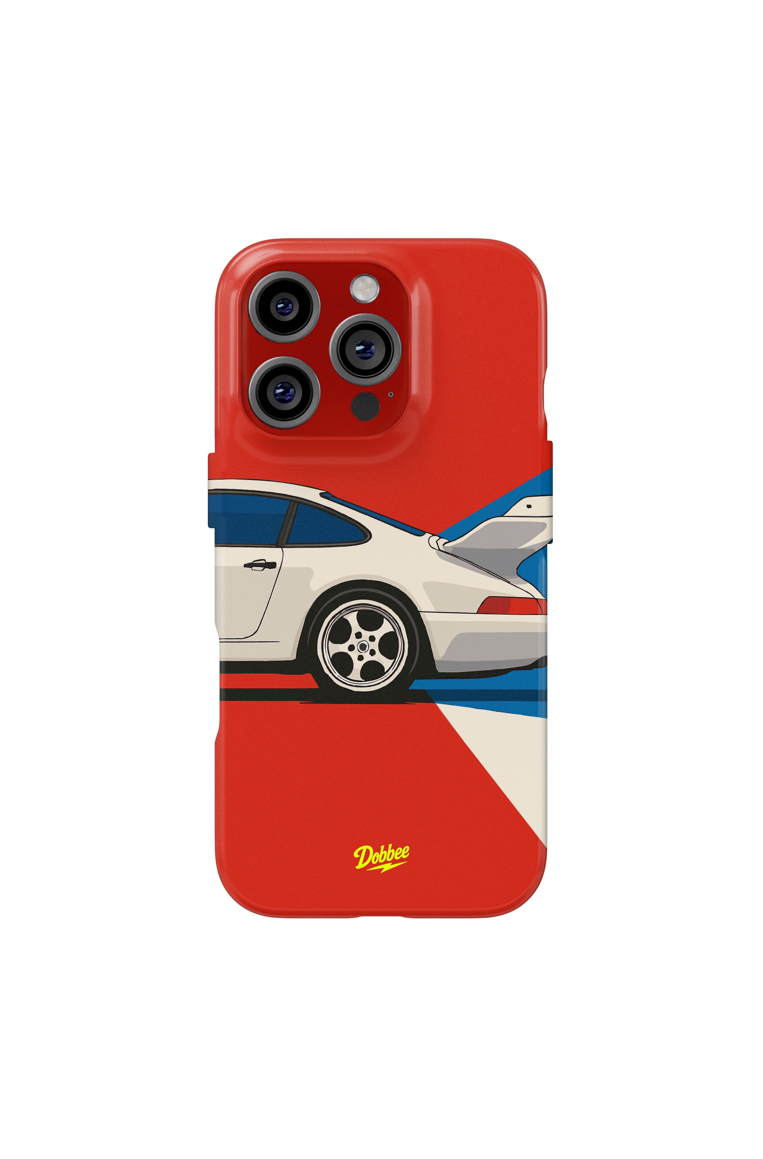 Flat Red Snaps iPhone Telefon Kılıfı