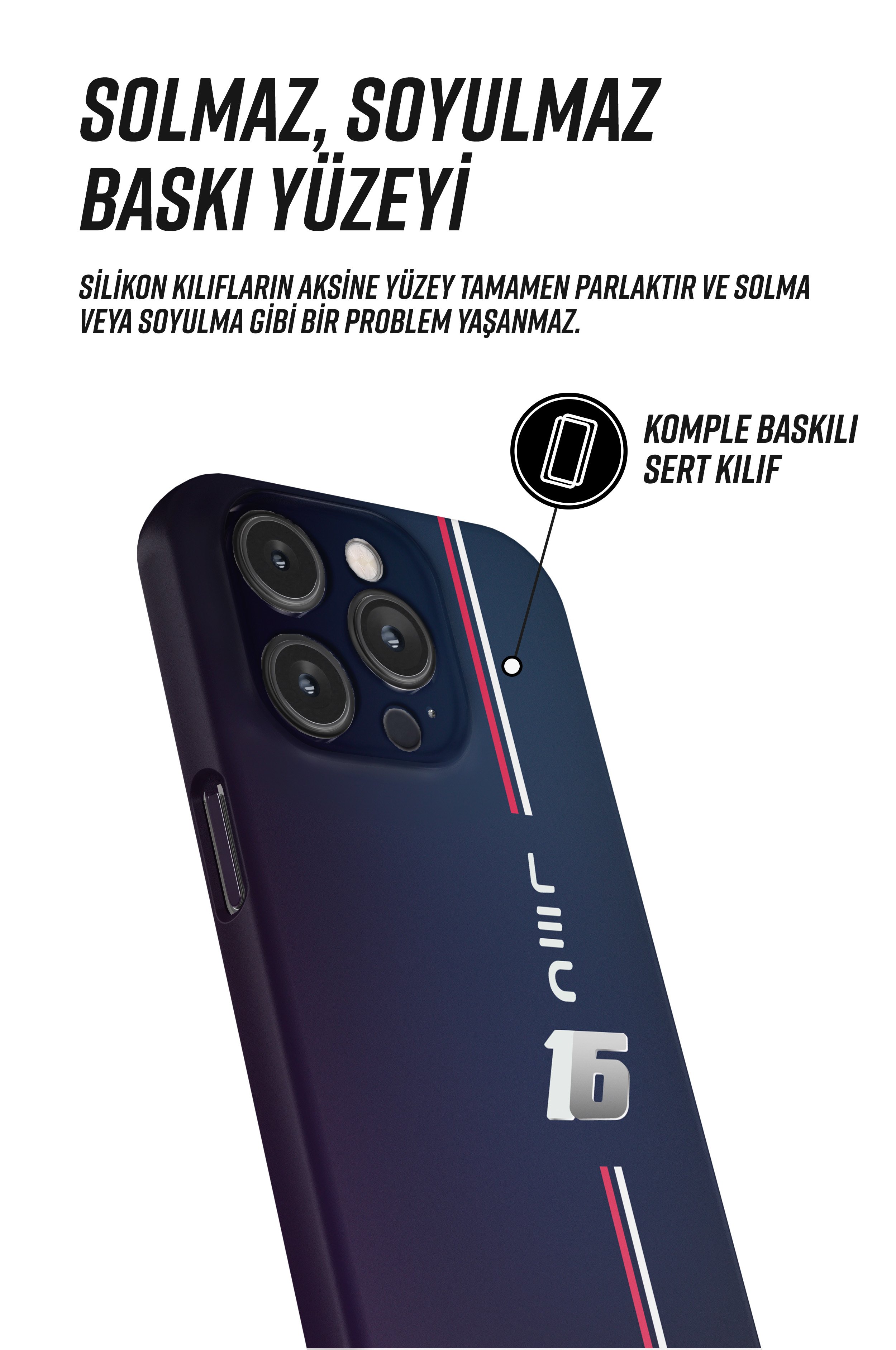 F1 Leclerc Snaps iPhone Telefon Kılıfı