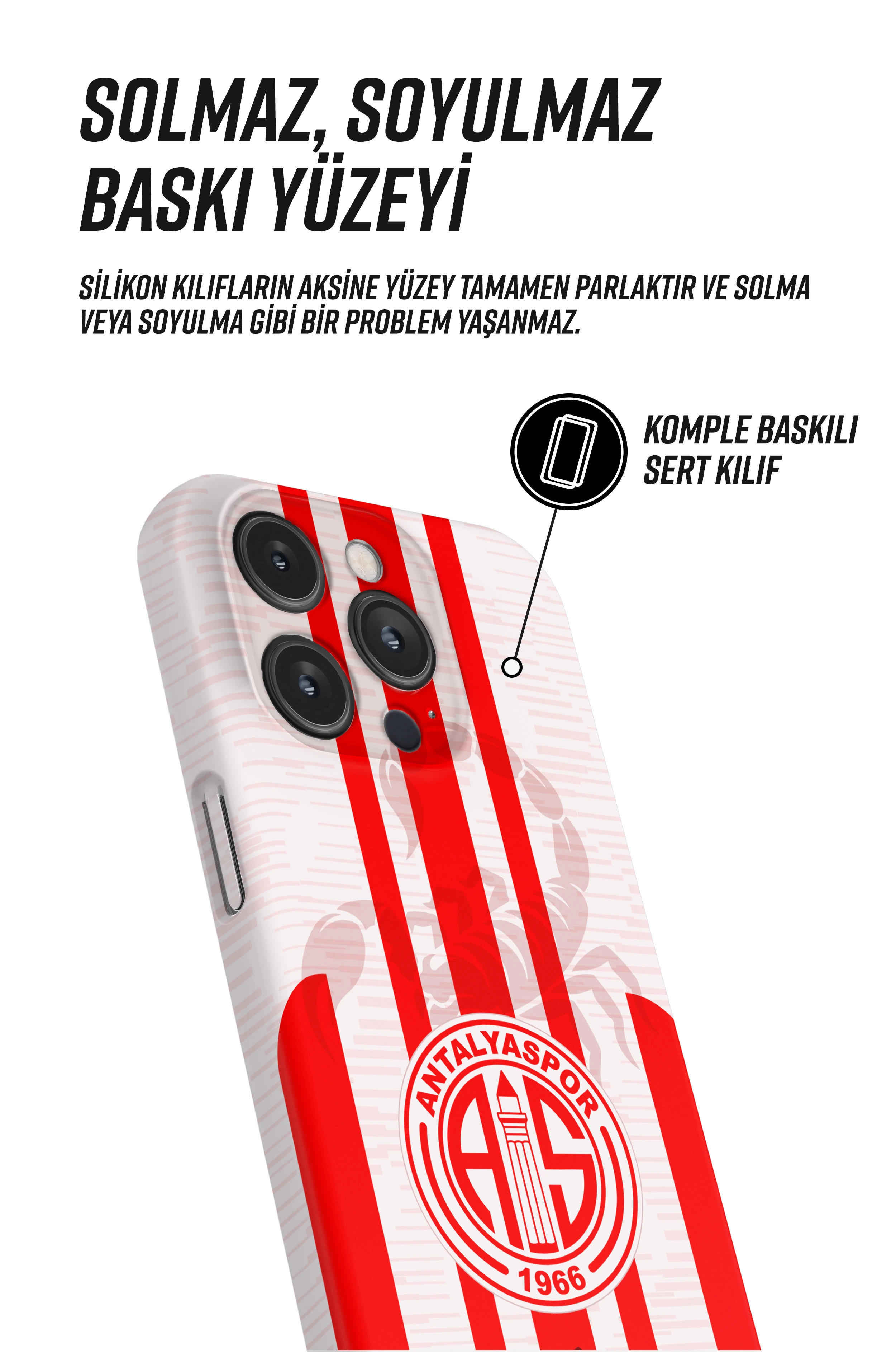 Antalyaspor Snaps iPhone Telefon Kılıfı