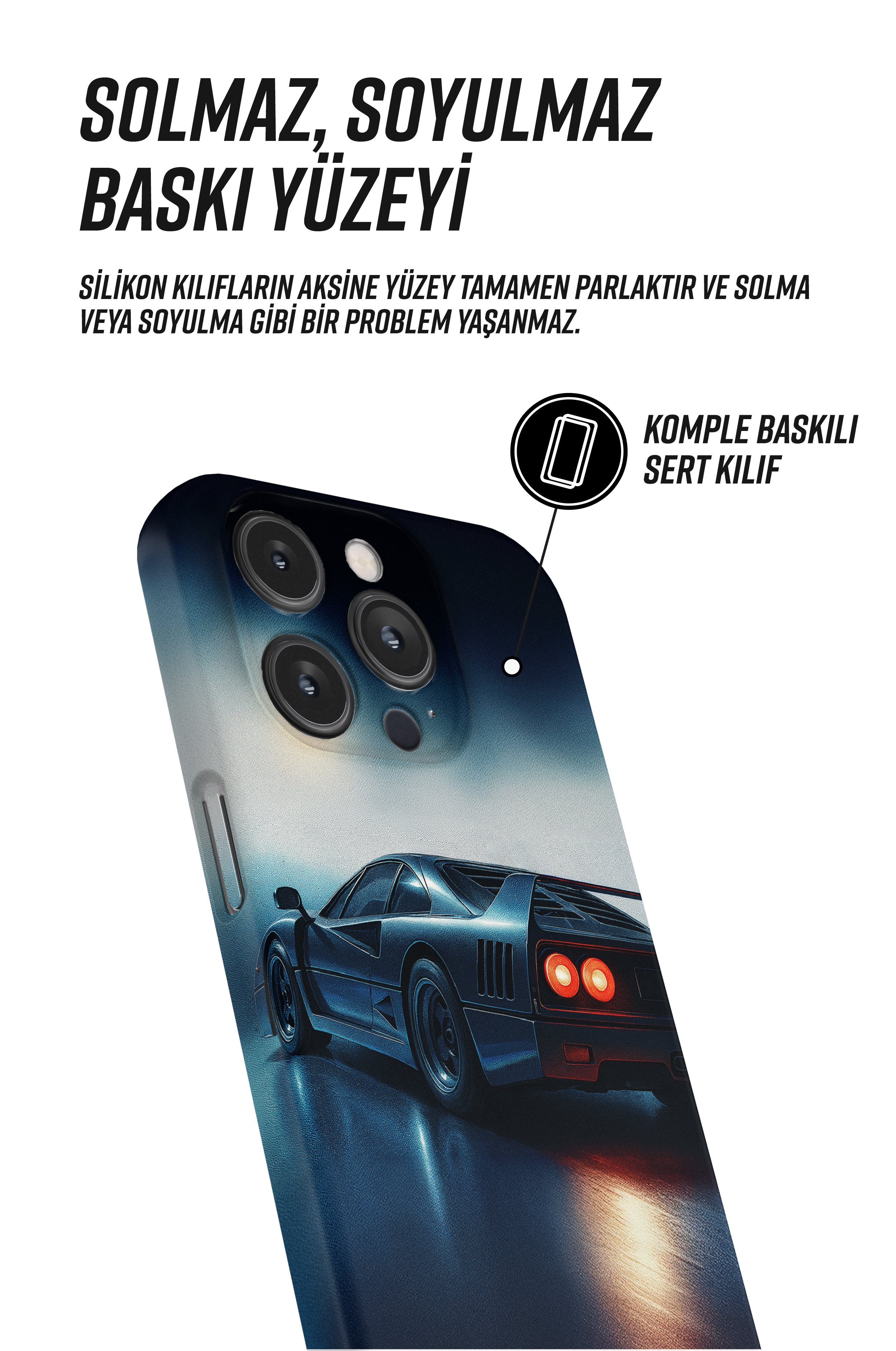 Phantom F40 Snaps iPhone Telefon Kılıfı
