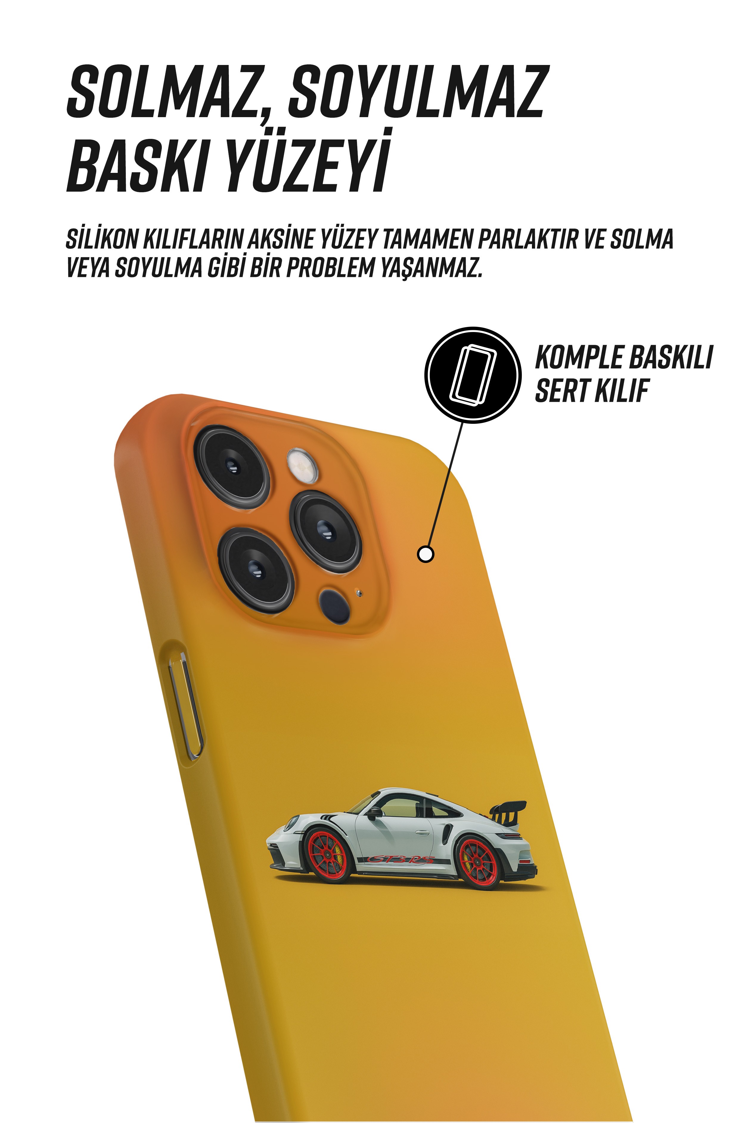 Track Alpha GT3 RS Snaps iPhone Telefon Kılıfı