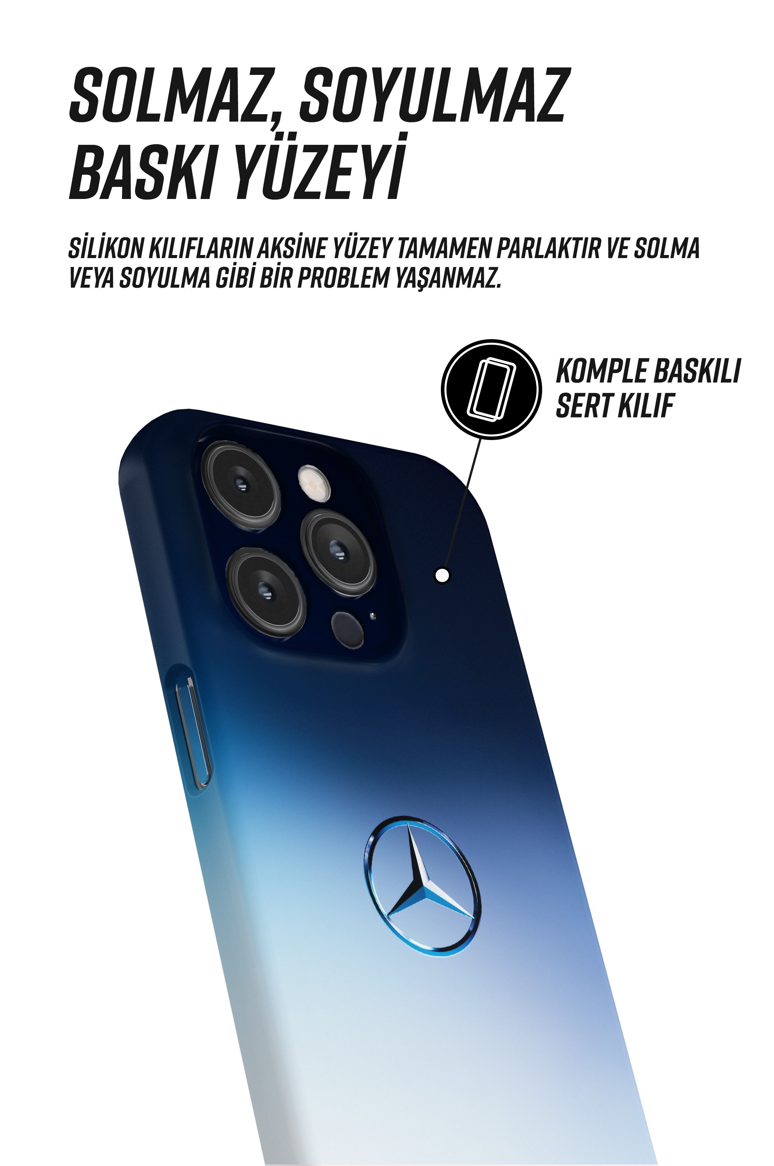 Mercedes Aura Snaps iPhone Telefon Kılıfı