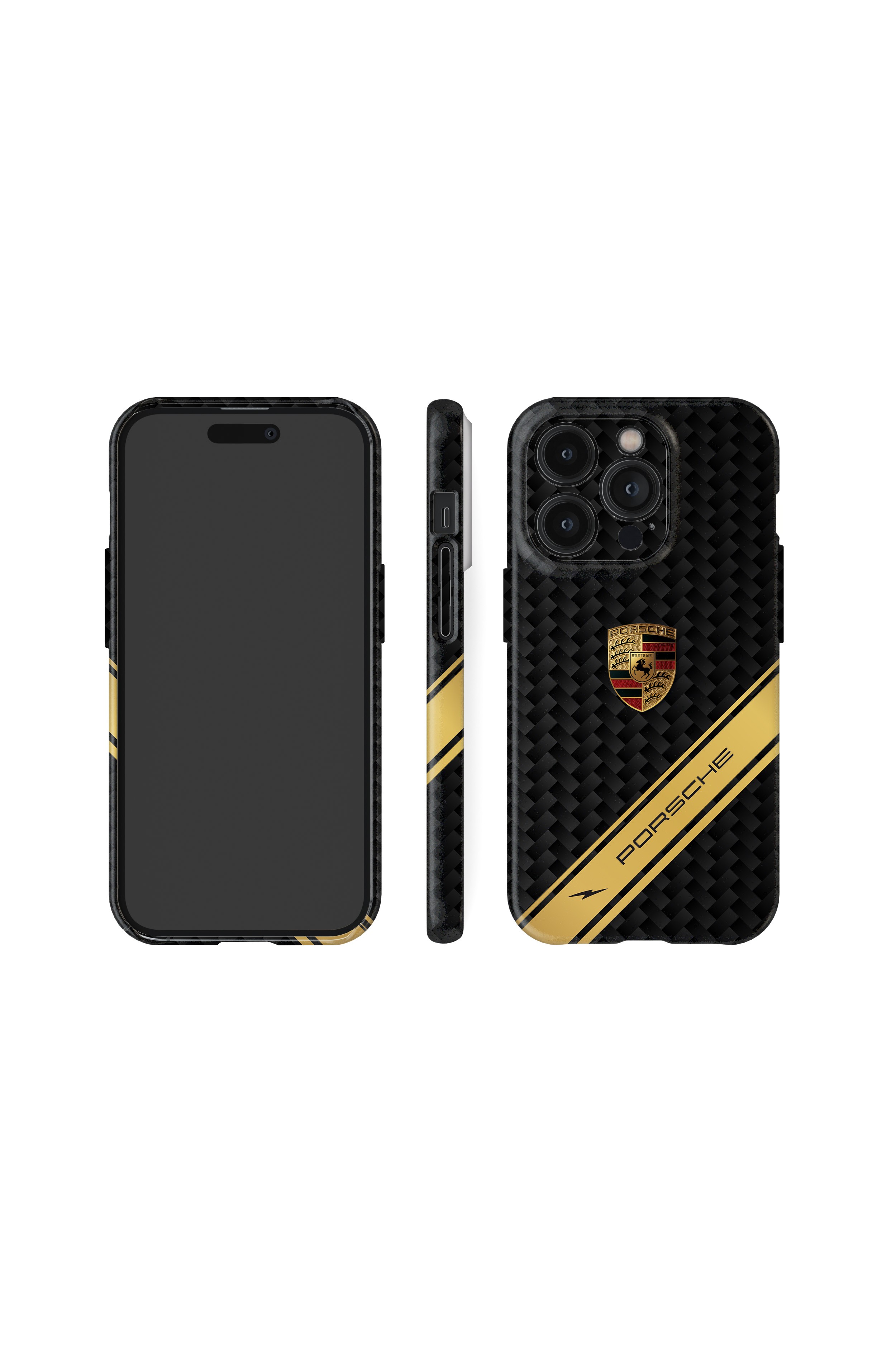 Porsche Gold Snaps iPhone Telefon Kılıfı