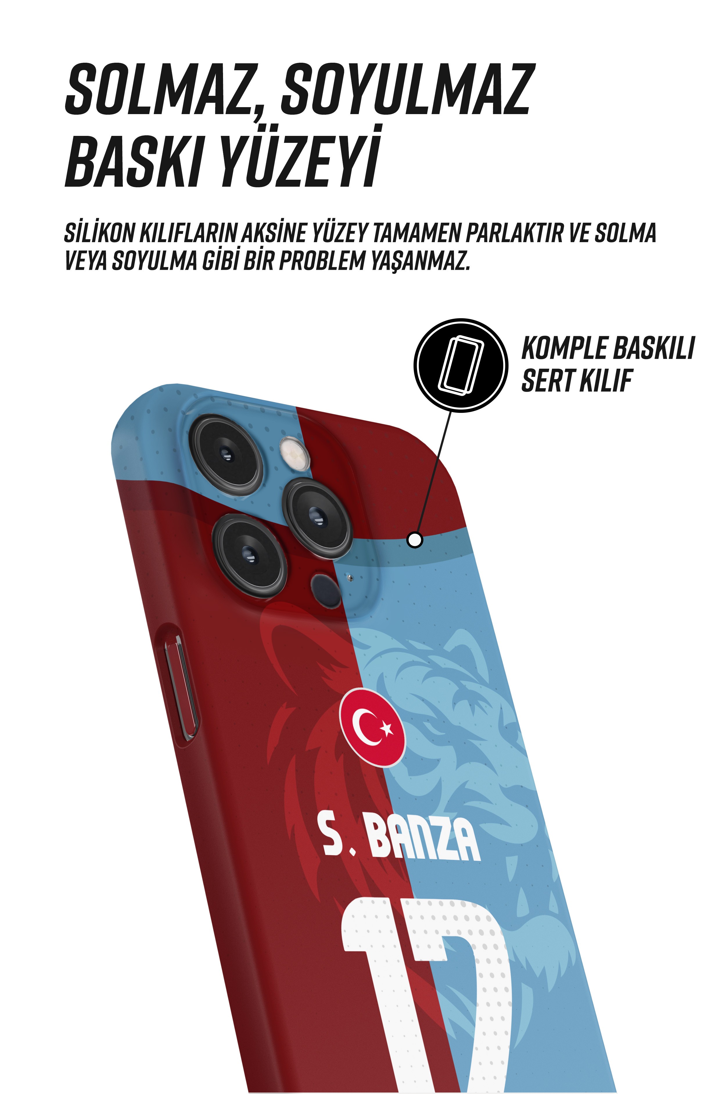 Trabzonspor Snaps iPhone Telefon Kılıfı