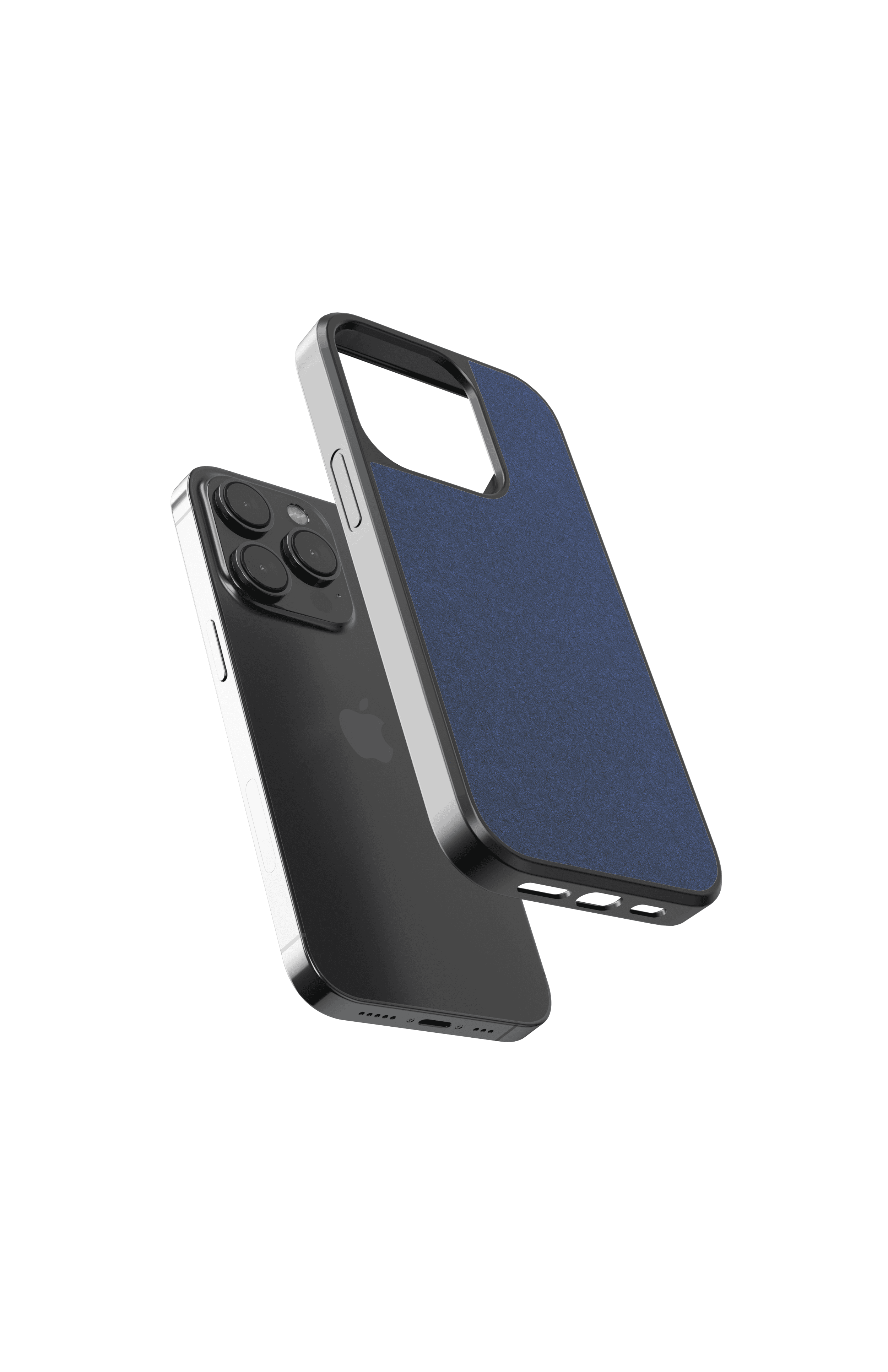 Lacivert Alcera iPhone Telefon Kılıfı