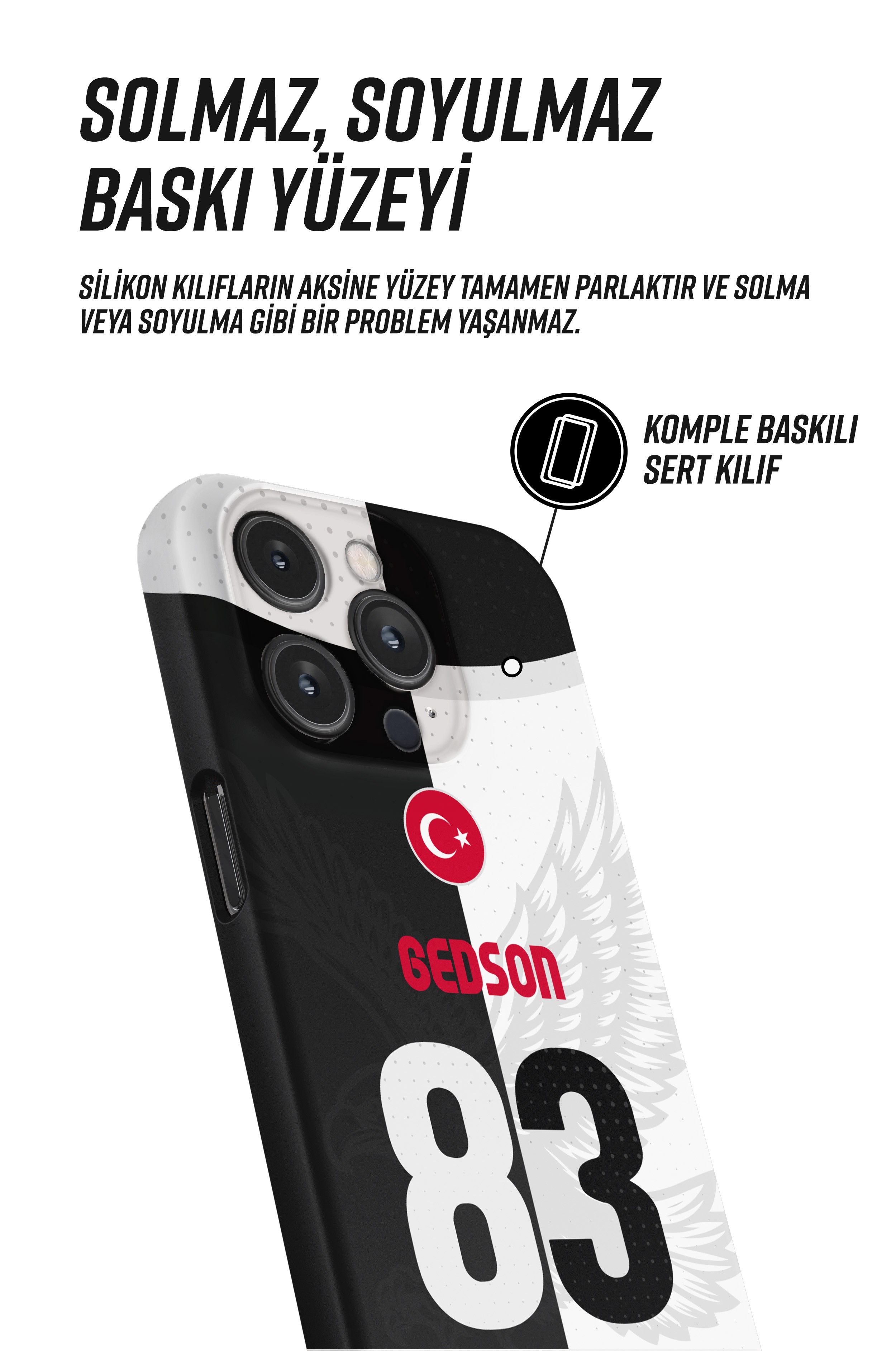 Beşiktaş Snaps iPhone Telefon Kılıfı
