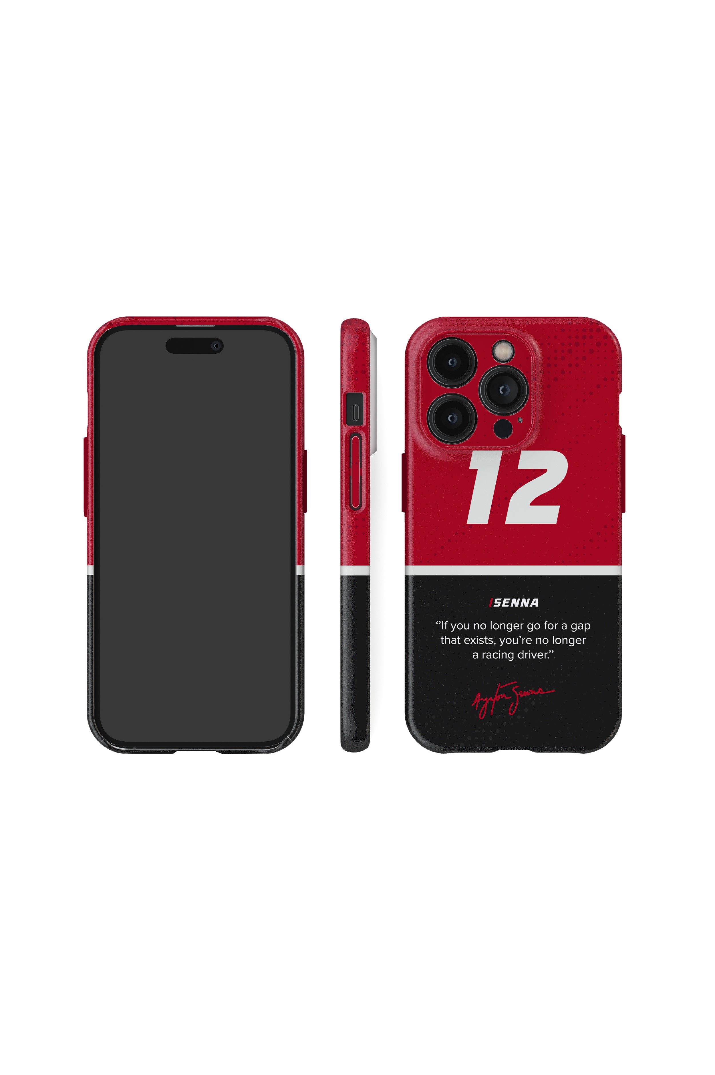 Ayrton Senna 12 Snaps iPhone Telefon Kılıfı