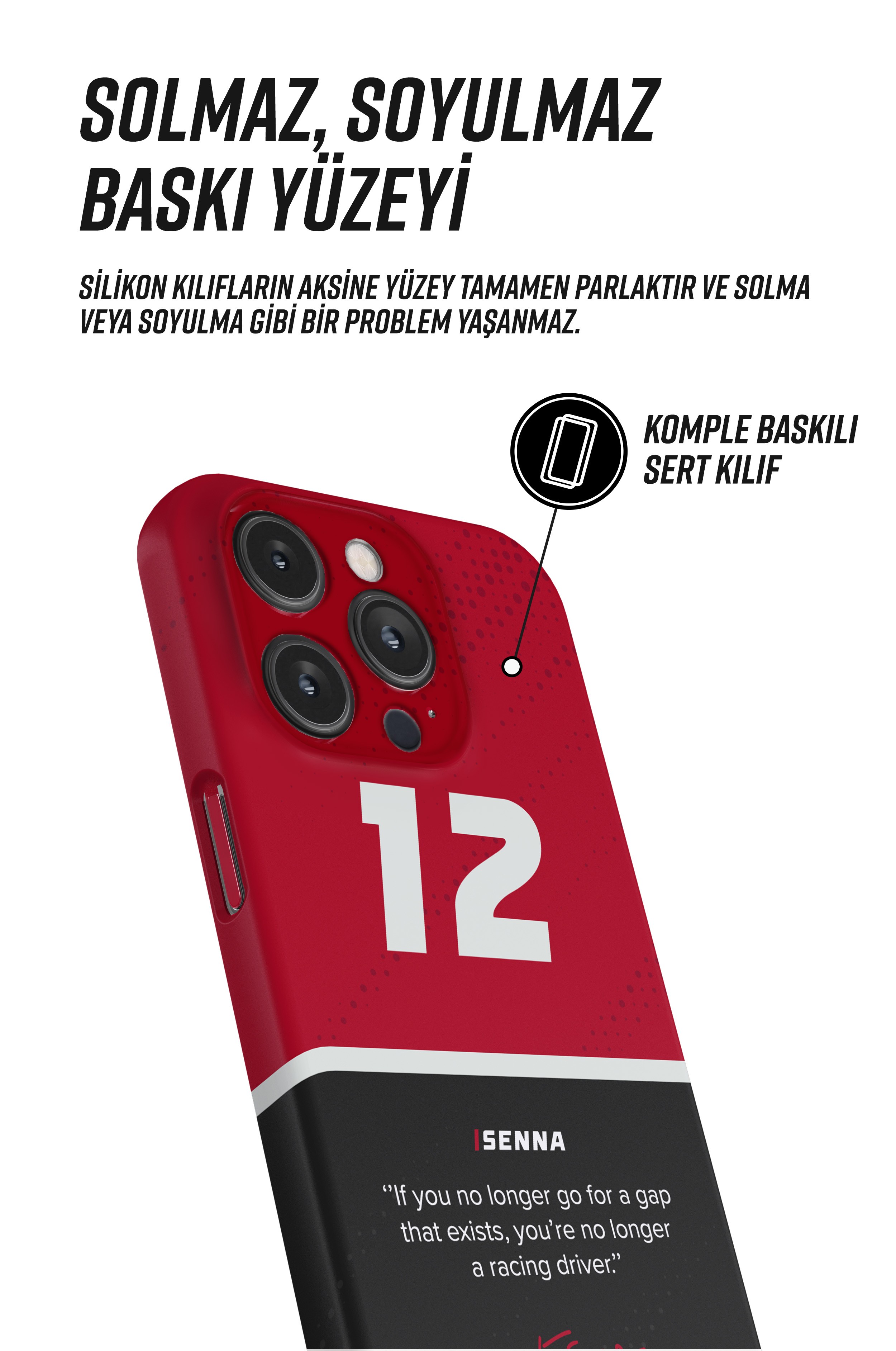 Ayrton Senna 12 Snaps iPhone Telefon Kılıfı
