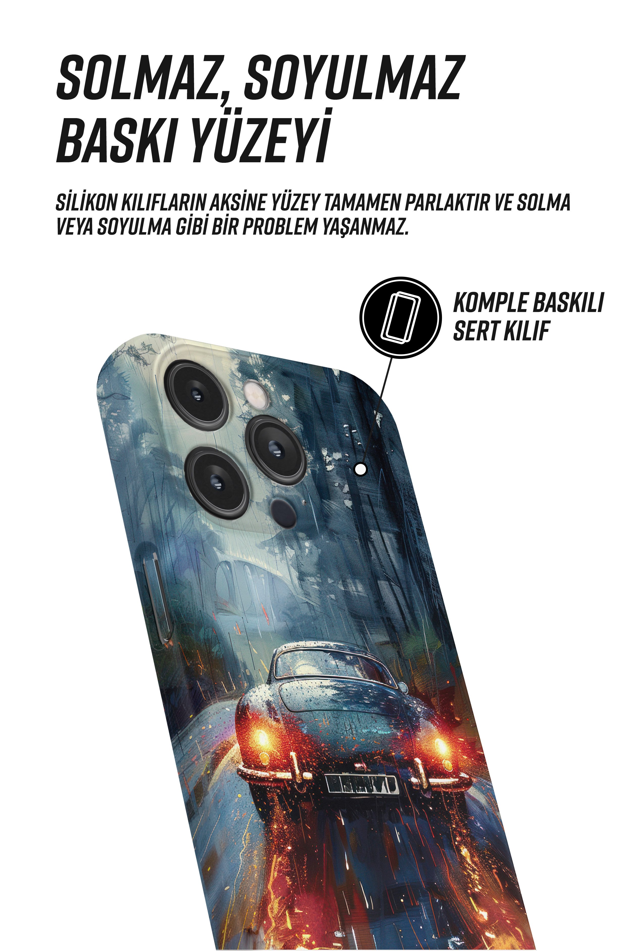 Retro Drizzle Snaps iPhone Telefon Kılıfı