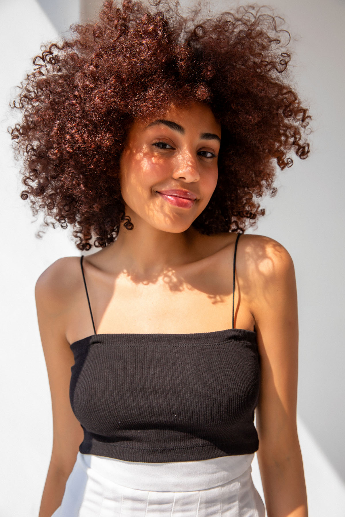 İp Askılı Pamuklu Crop Top Büstiyer
