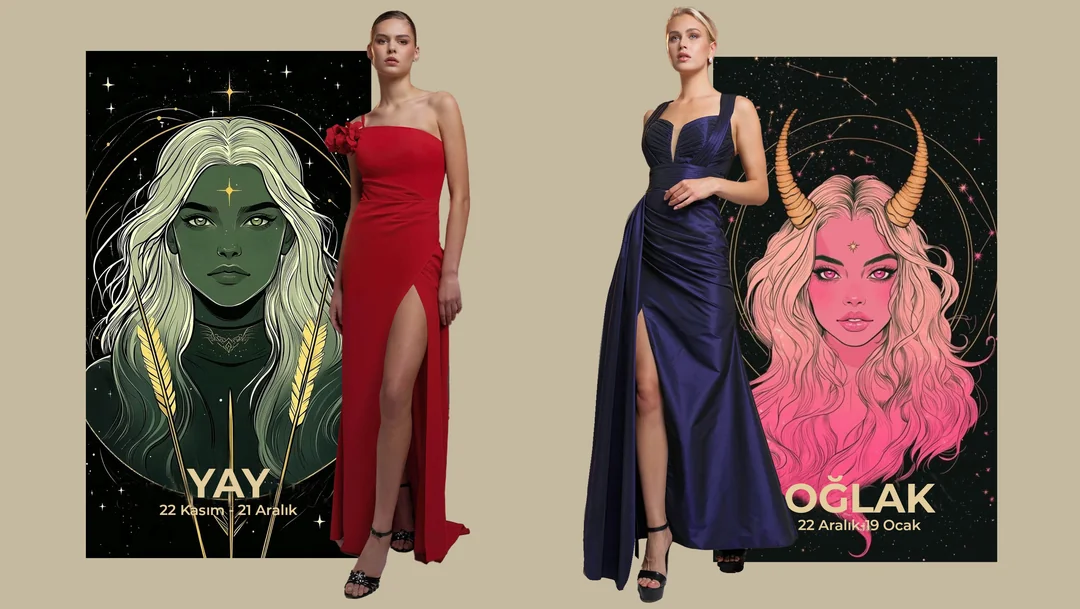 Yay - Oğlak burcu abiye elbise önerileri