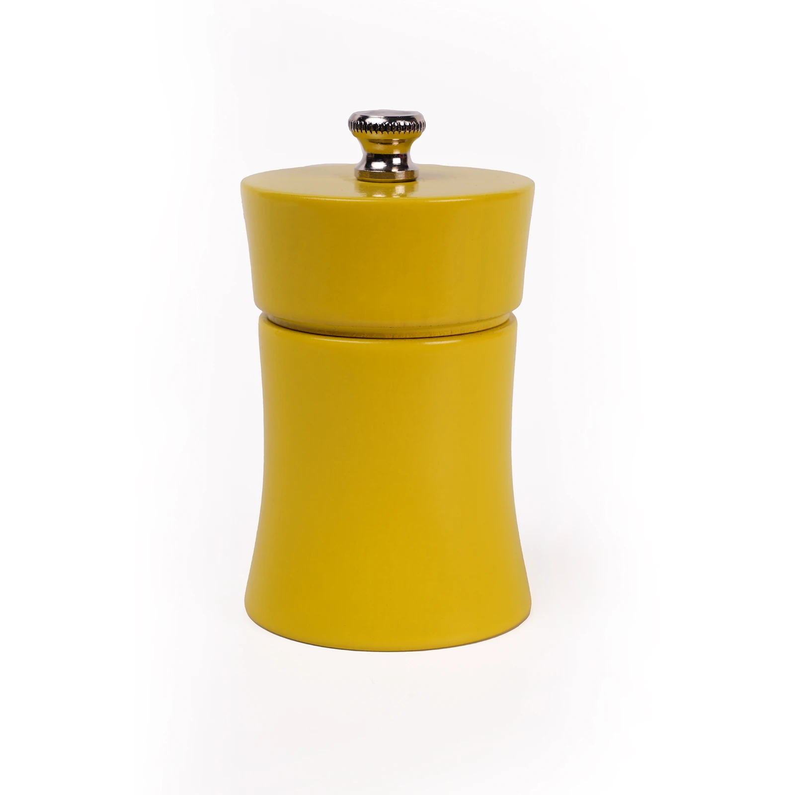 SARI AHŞAP TUZ VE KARABİBER EL DEĞİRMENİ 8 CM