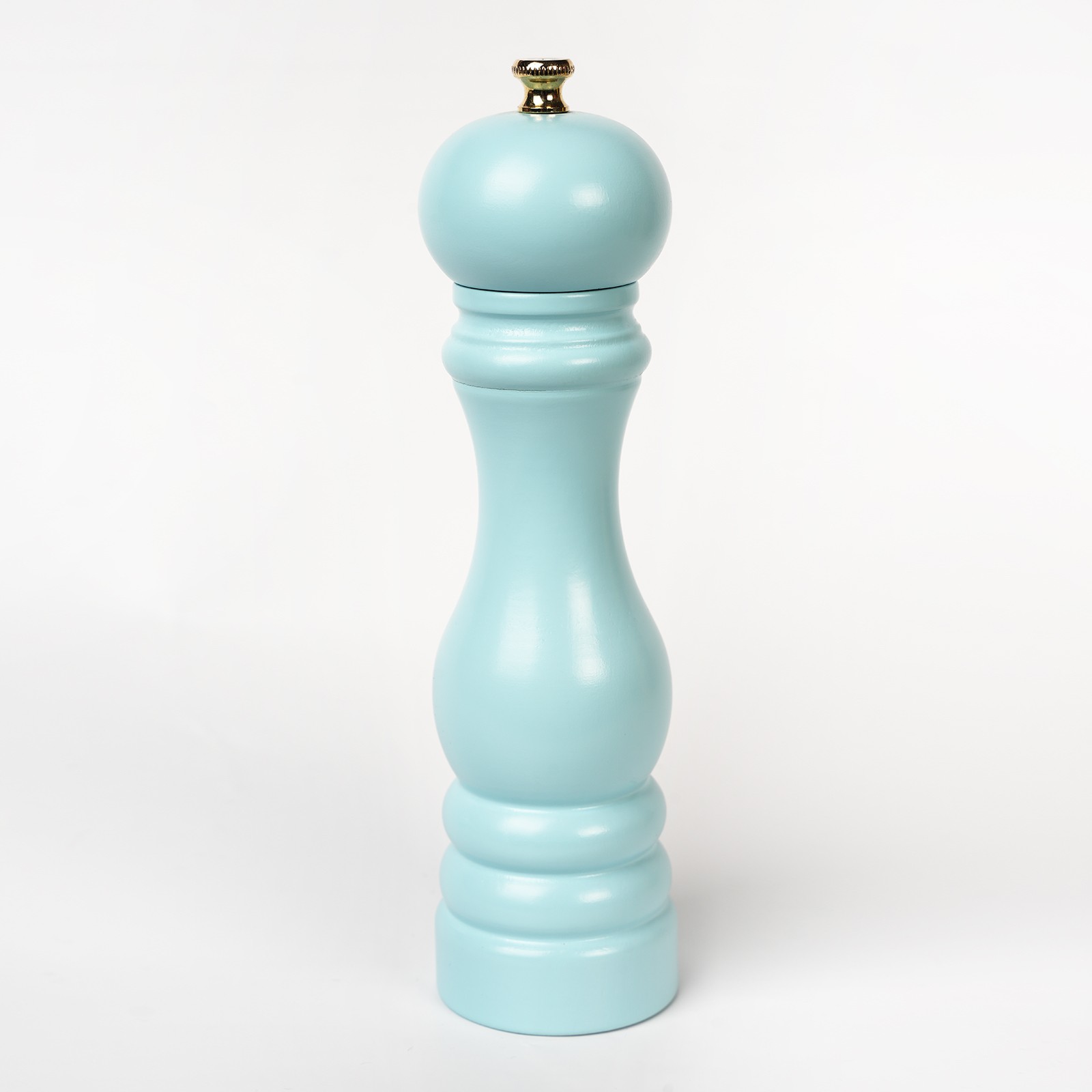 TURKUAZ AHŞAP TUZ VE KARABİBER EL DEĞİRMENİ 22 CM