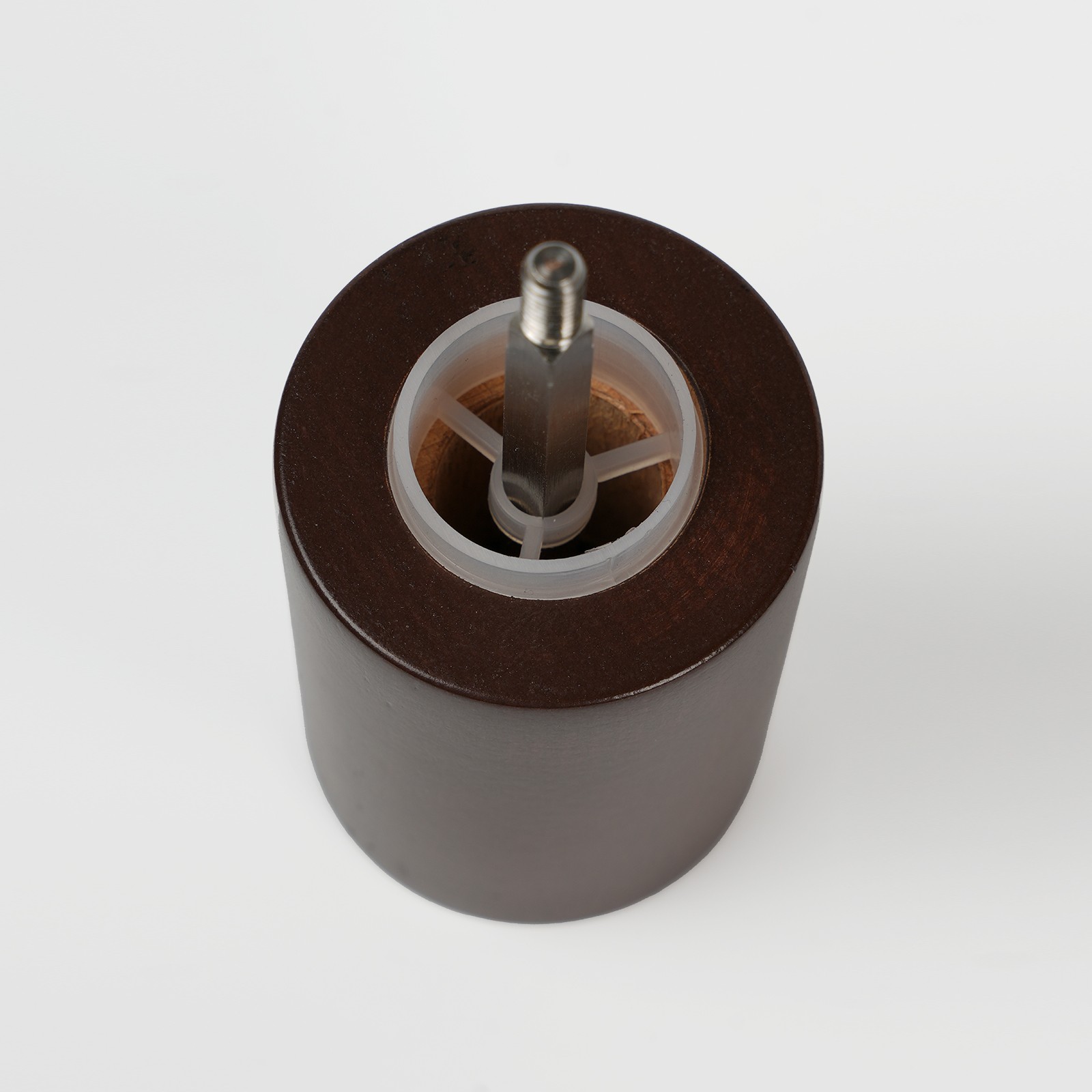 KAHVERENGİ AHŞAP TUZ VE KARABİBER EL DEĞİRMENİ 12 CM