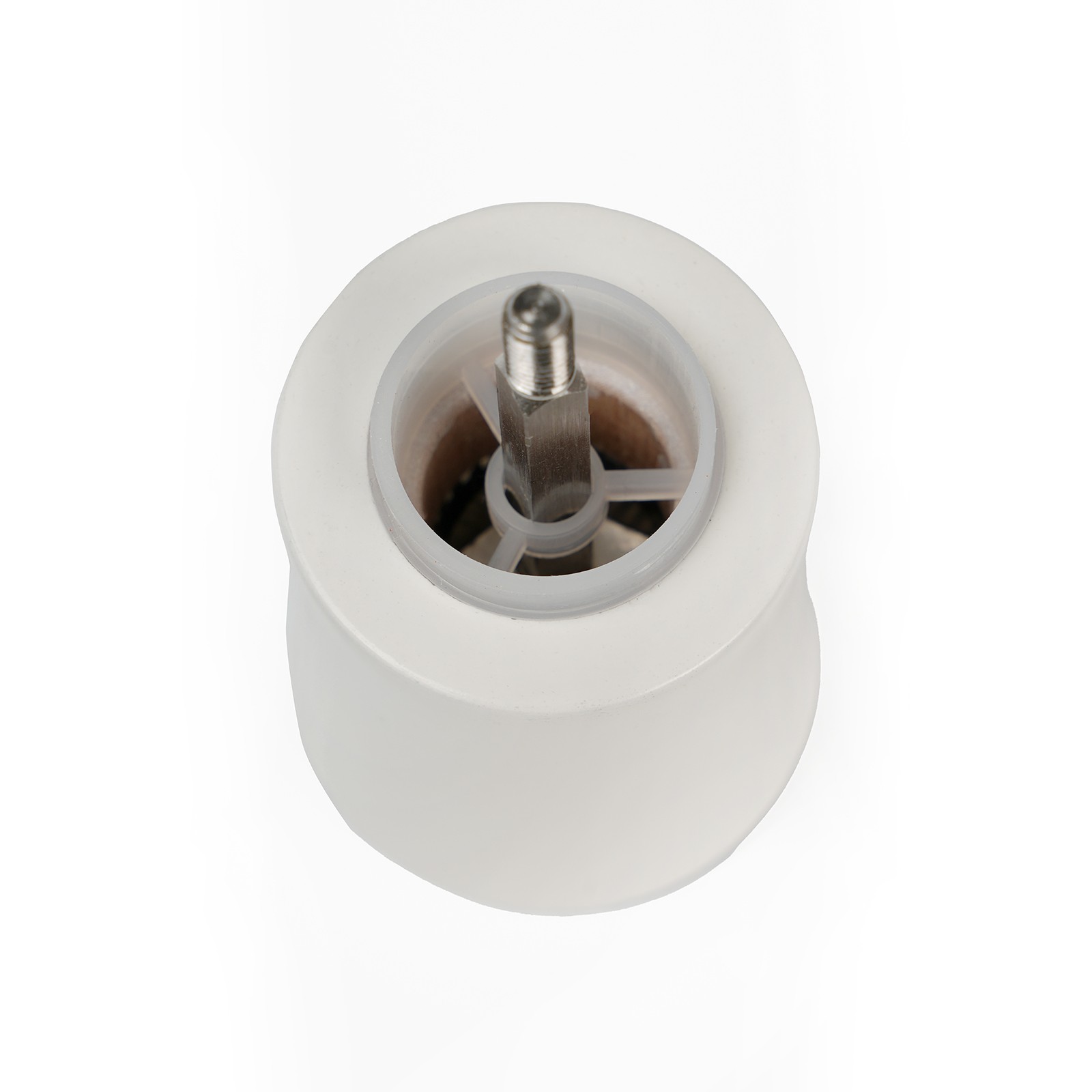 BEYAZ AHŞAP TUZ VE KARABİBER EL DEĞİRMENİ 8 CM