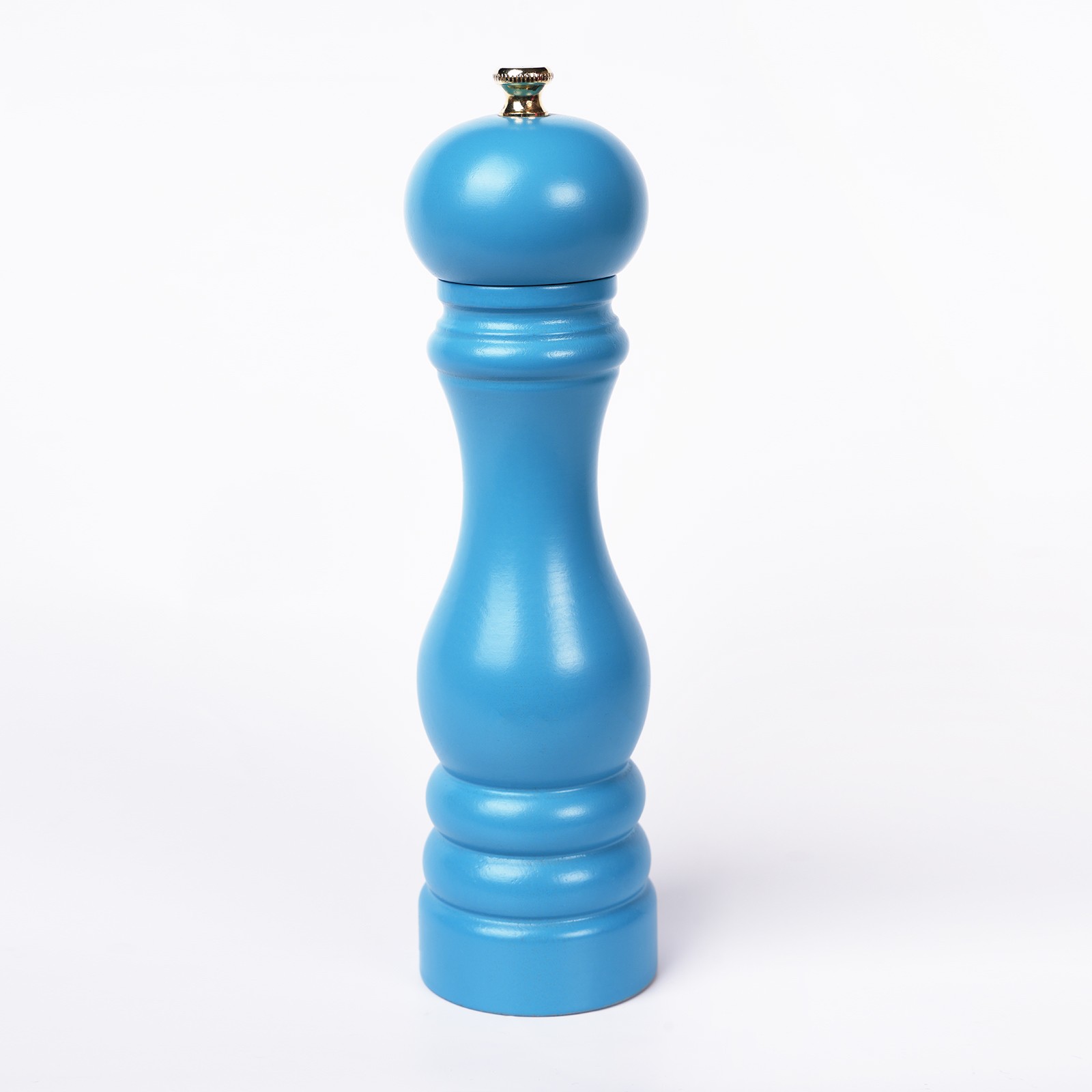 AÇIK MAVİ AHŞAP TUZ VE KARABİBER EL DEĞİRMENİ 22 CM