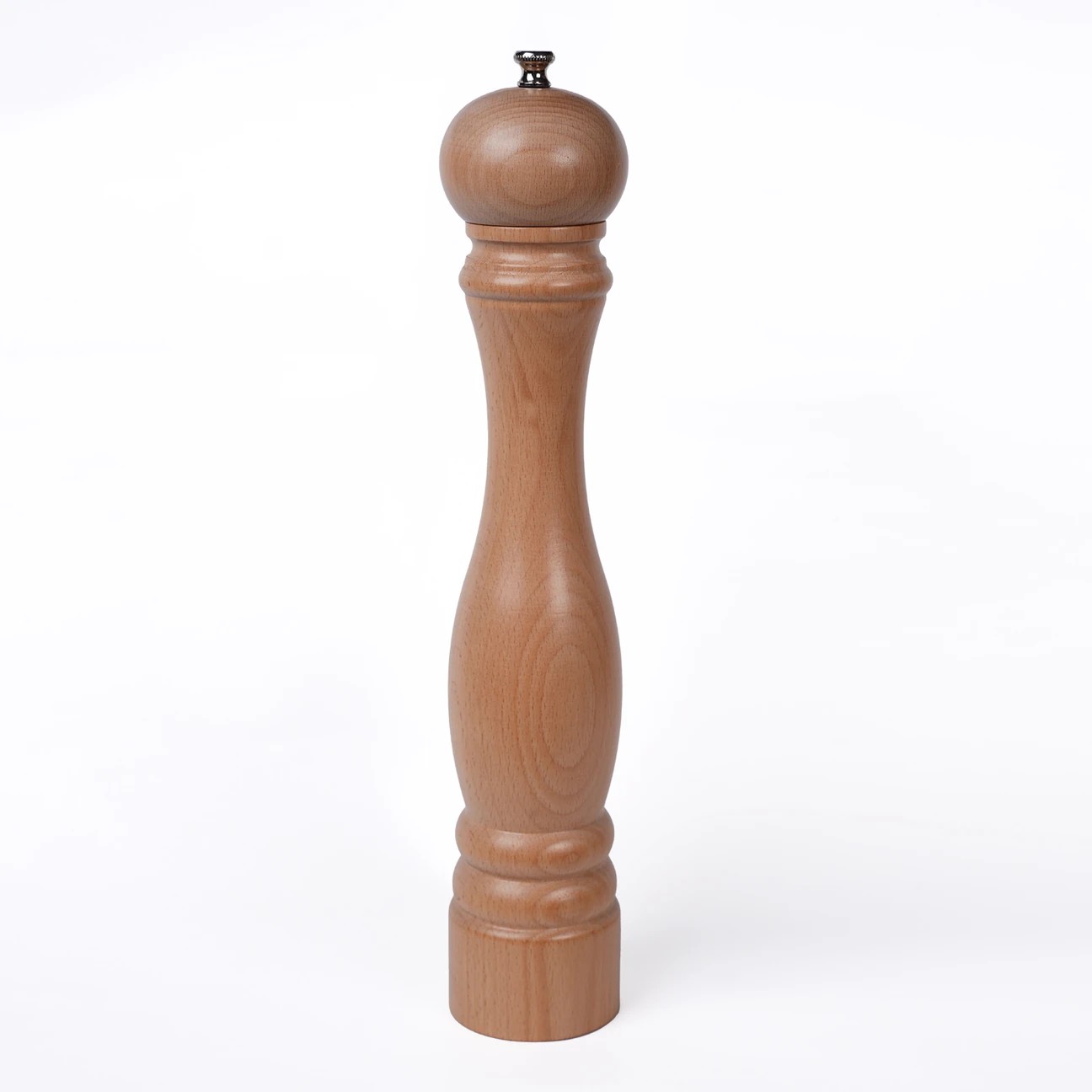 NATUREL AHŞAP TUZ VE KARABİBER EL DEĞİRMENİ 34 CM