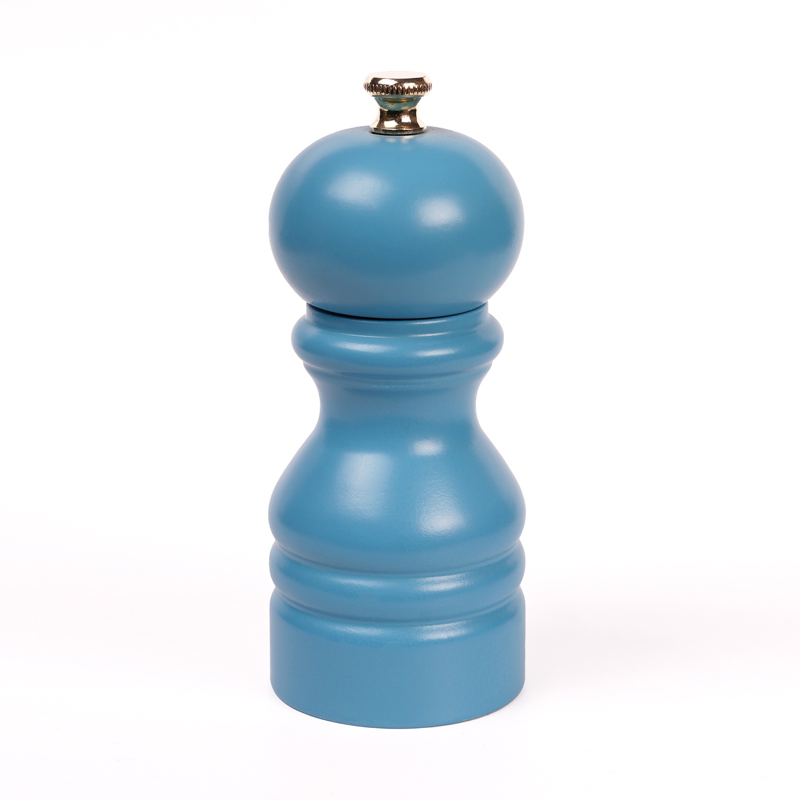 AÇIK MAVİ AHŞAP TUZ VE KARABİBER EL DEĞİRMENİ 12 CM