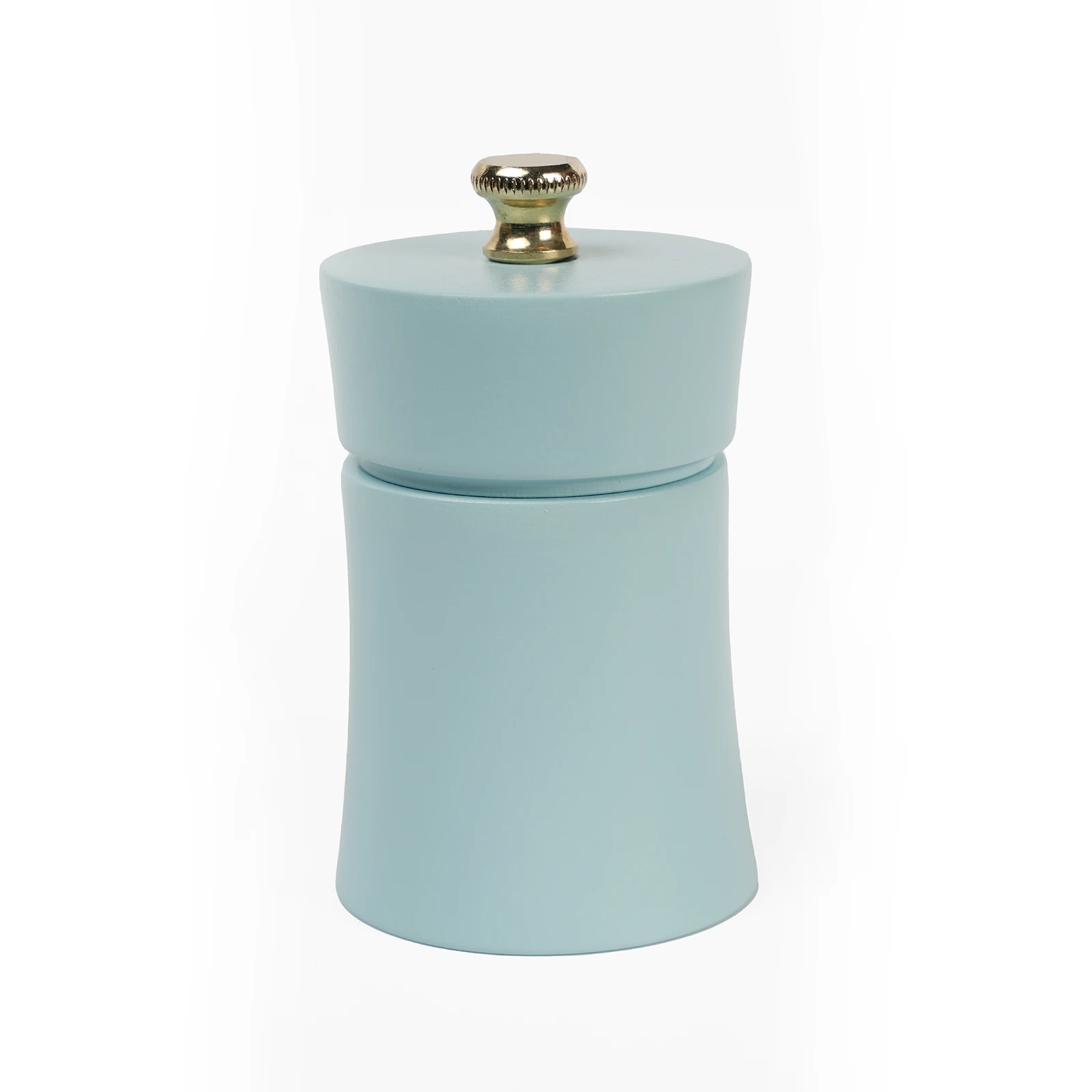 TURKUAZ AHŞAP TUZ VE KARABİBER EL DEĞİRMENİ 8 CM