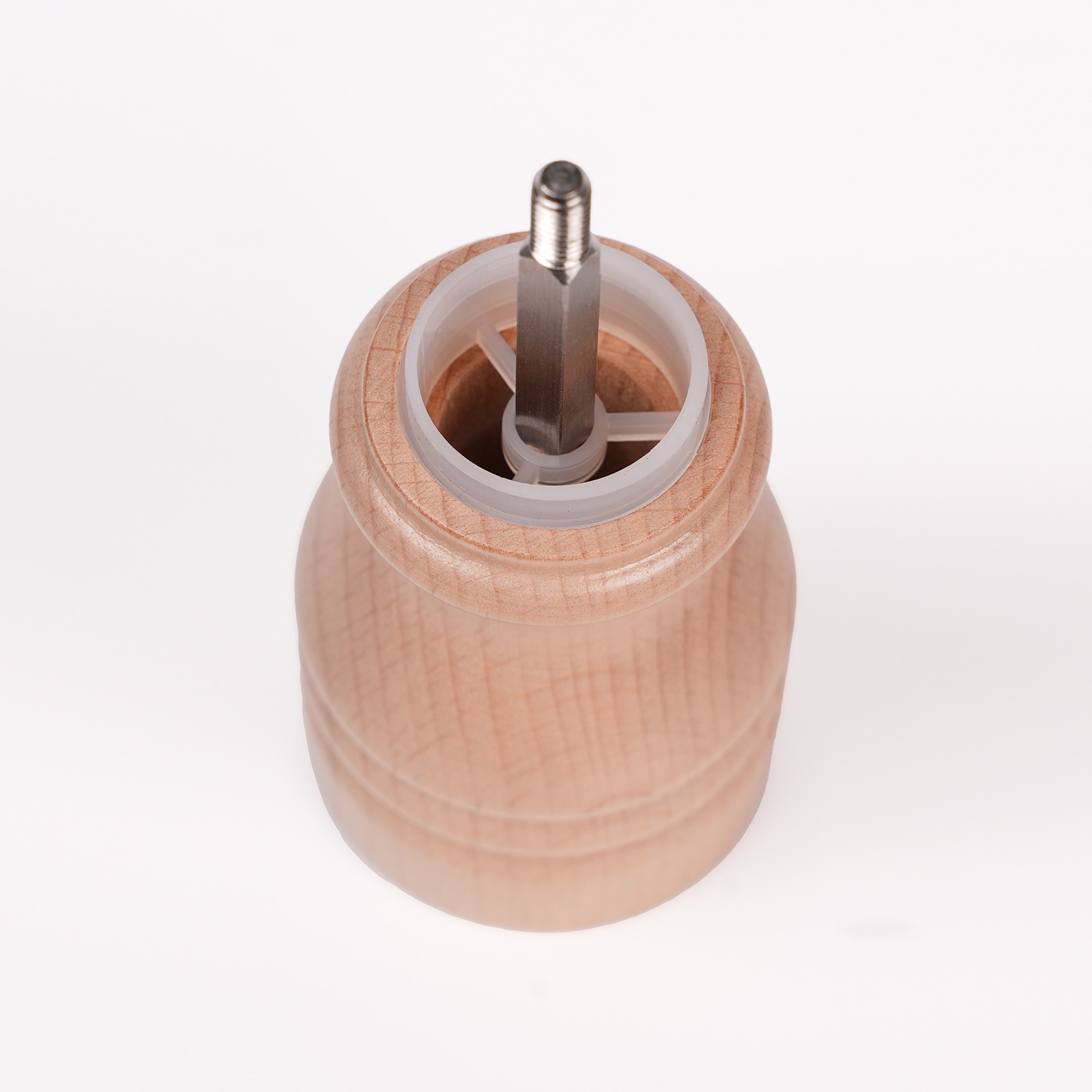 NATURAL AHŞAP TUZ VE KARABİBER EL DEĞİRMENİ 12 CM