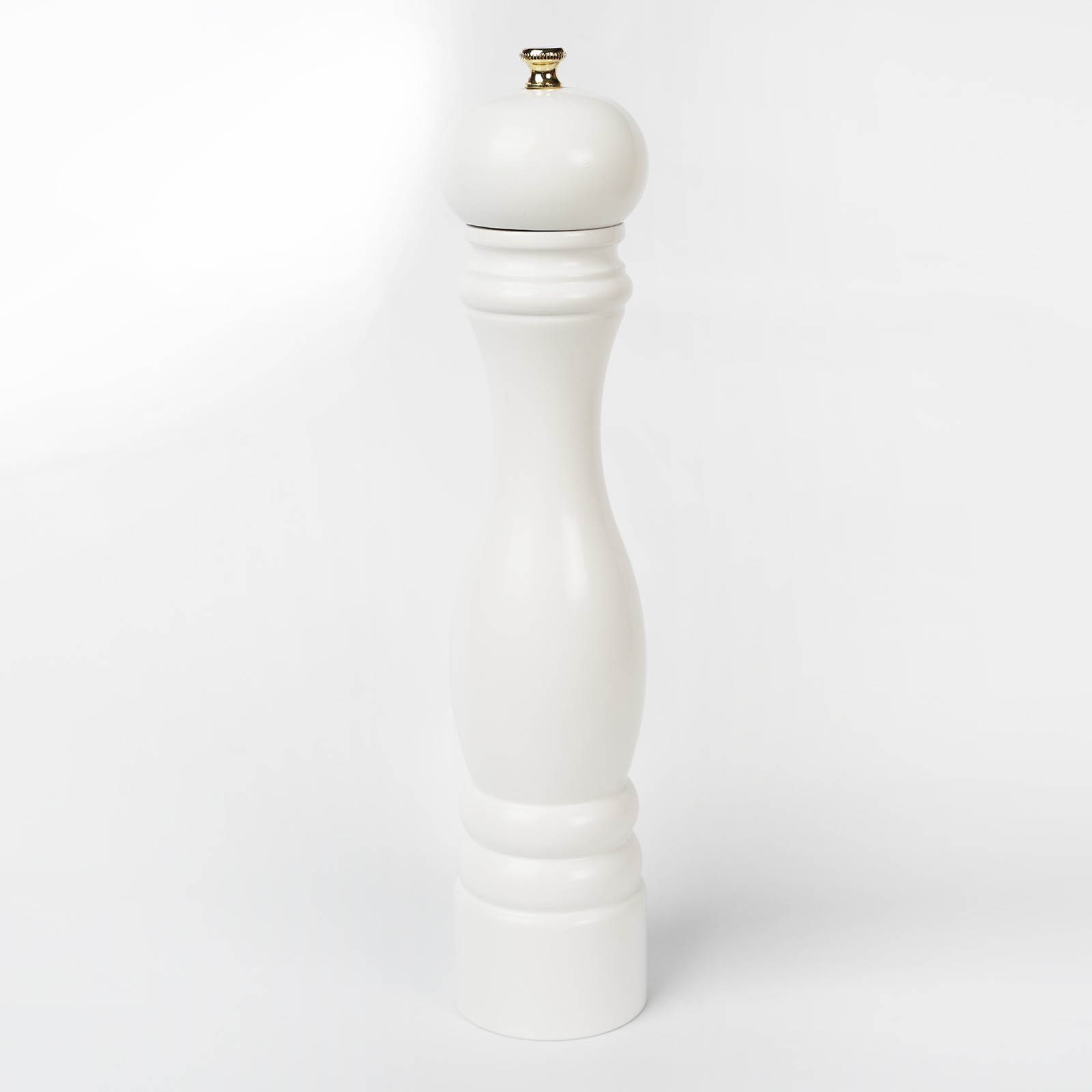 BEYAZ AHŞAP TUZ VE KARABİBER EL DEĞİRMENİ 30 CM