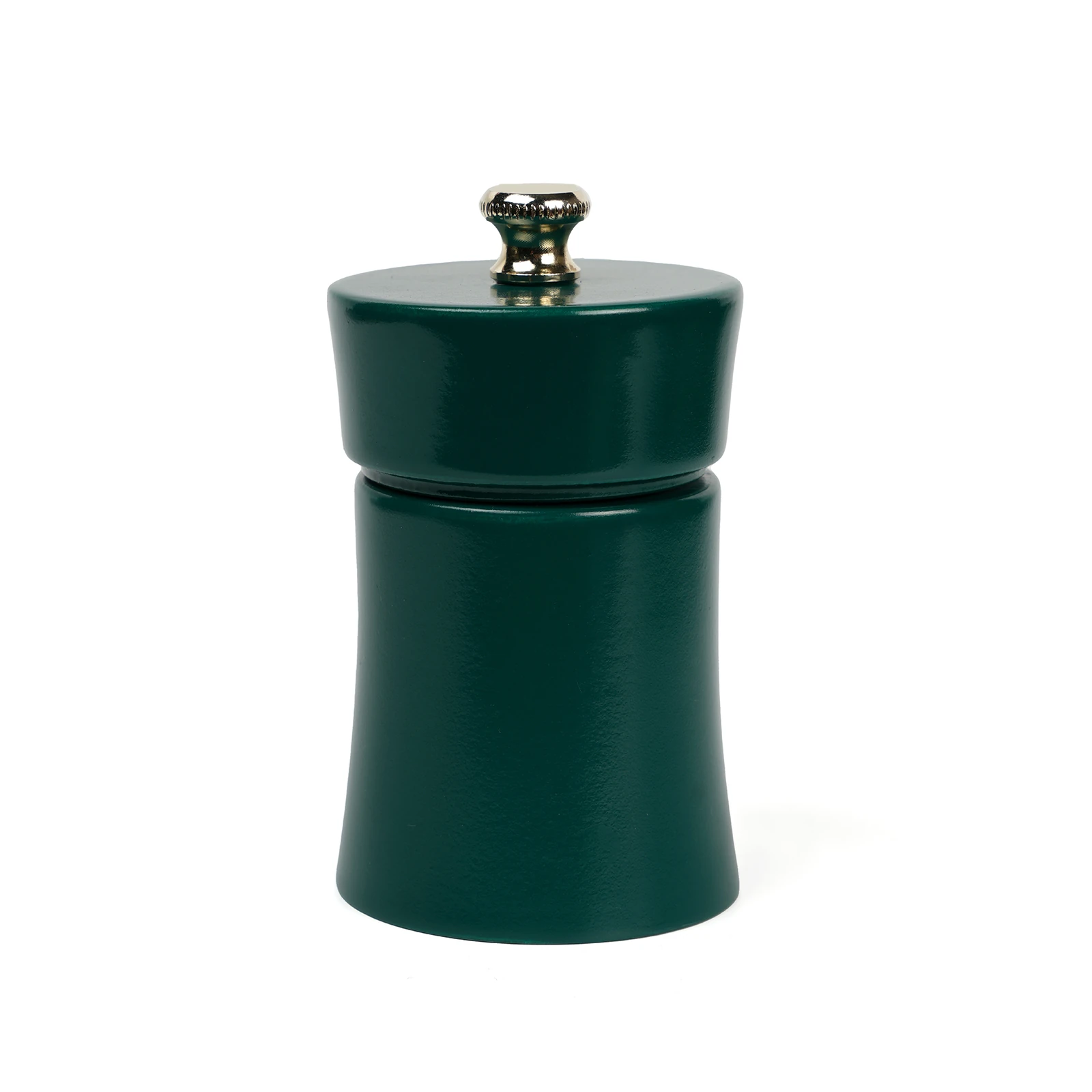 KOYU YEŞİL AHŞAP TUZ VE KARABİBER EL DEĞİRMENİ 8 CM