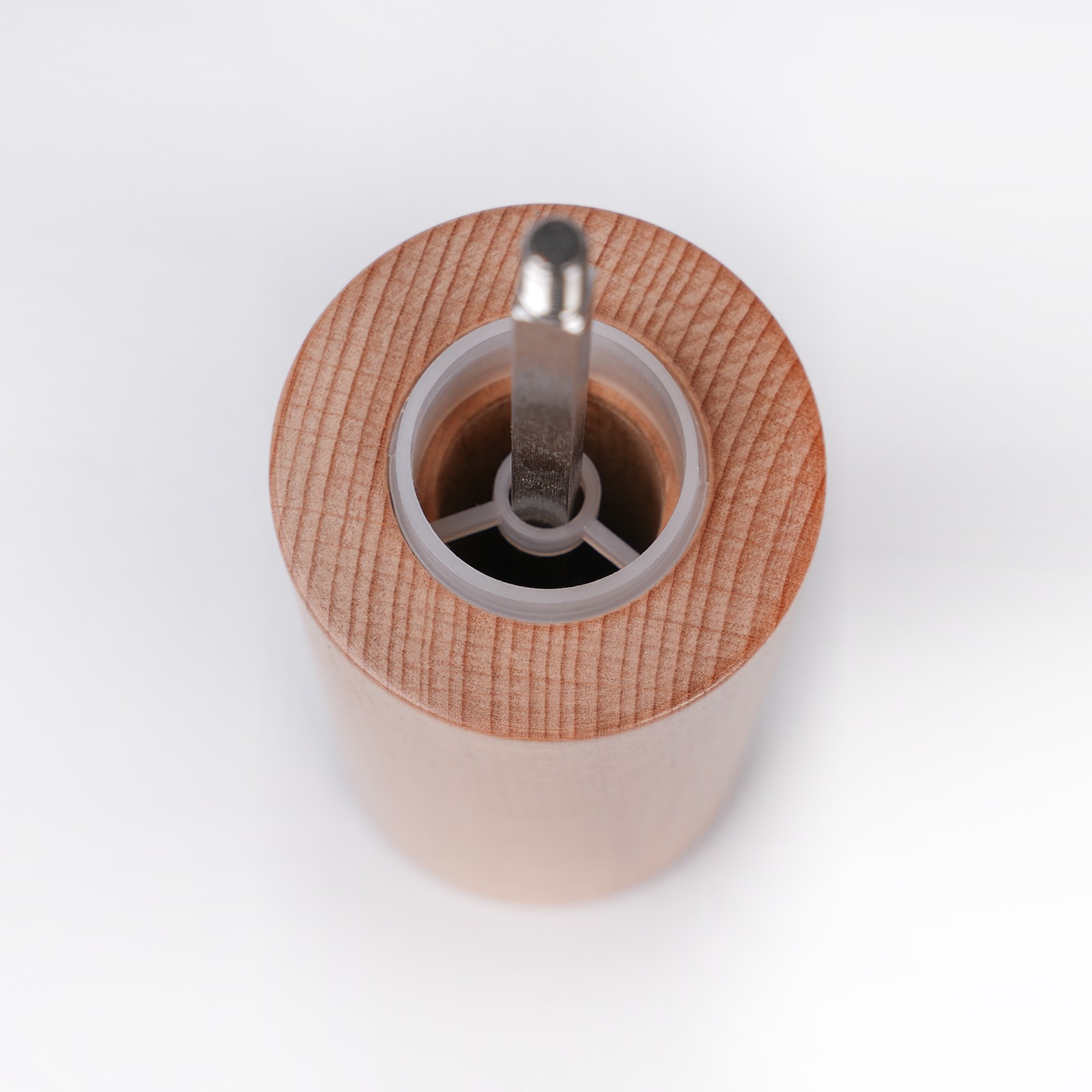 NATUREL AHŞAP TUZ VE KARABİBER EL DEĞİRMENİ 15 CM
