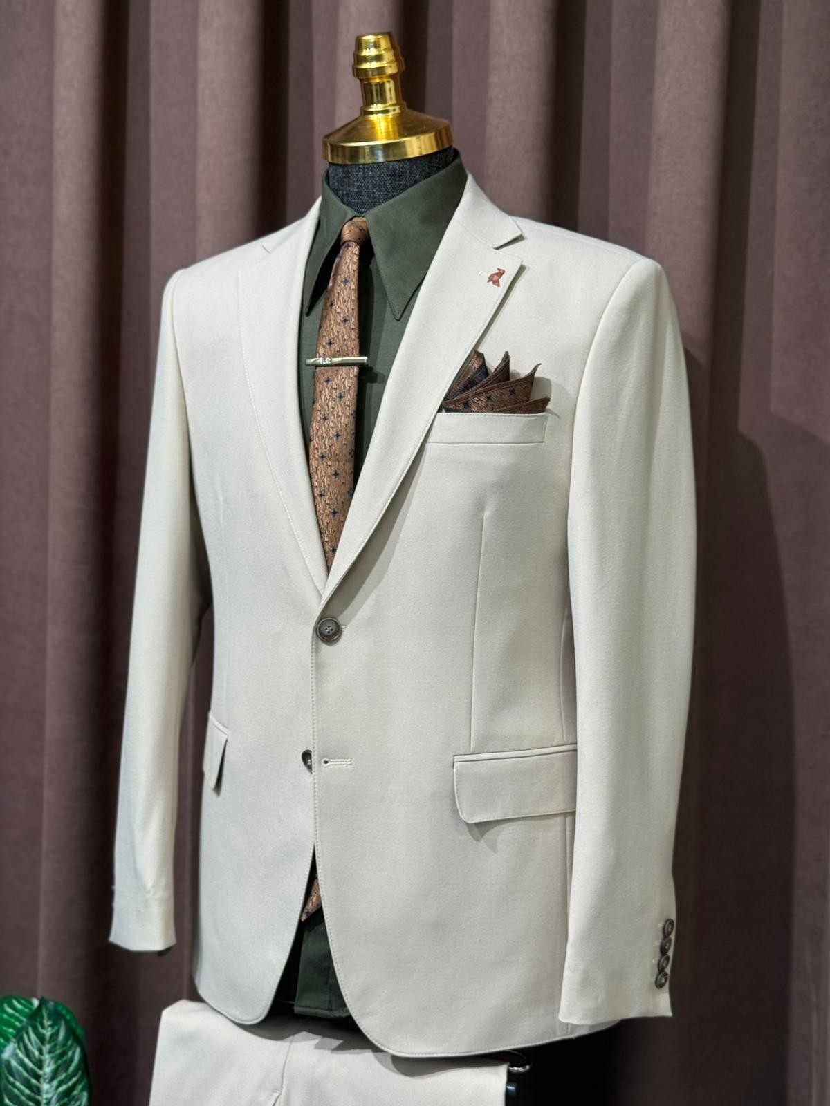 Klasik Slim Fit Takım Elbise 