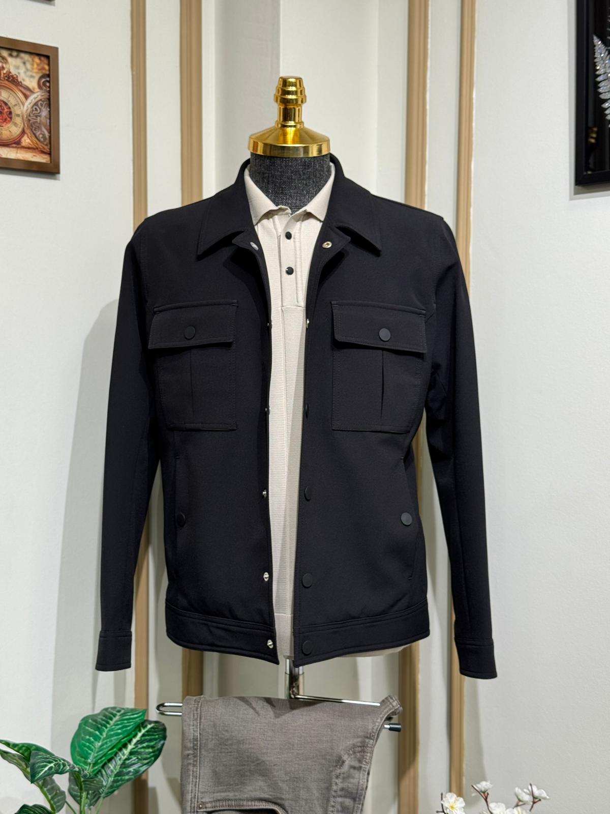 Yeni Sezon Slim Fit Cep Detaylı Mevsimlik Mont 