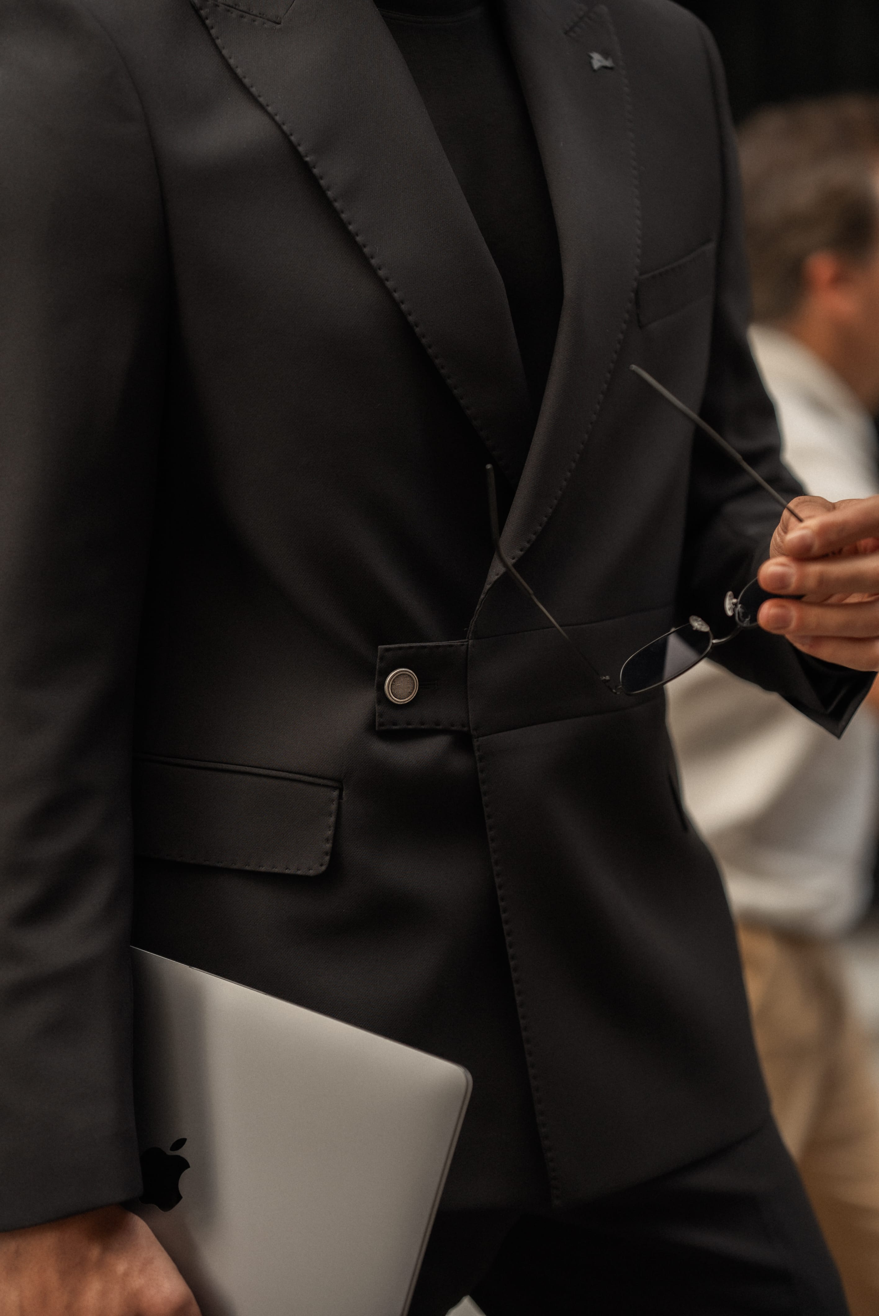 Slim Fit Kemer Toka Detaylı Takım Elbise 