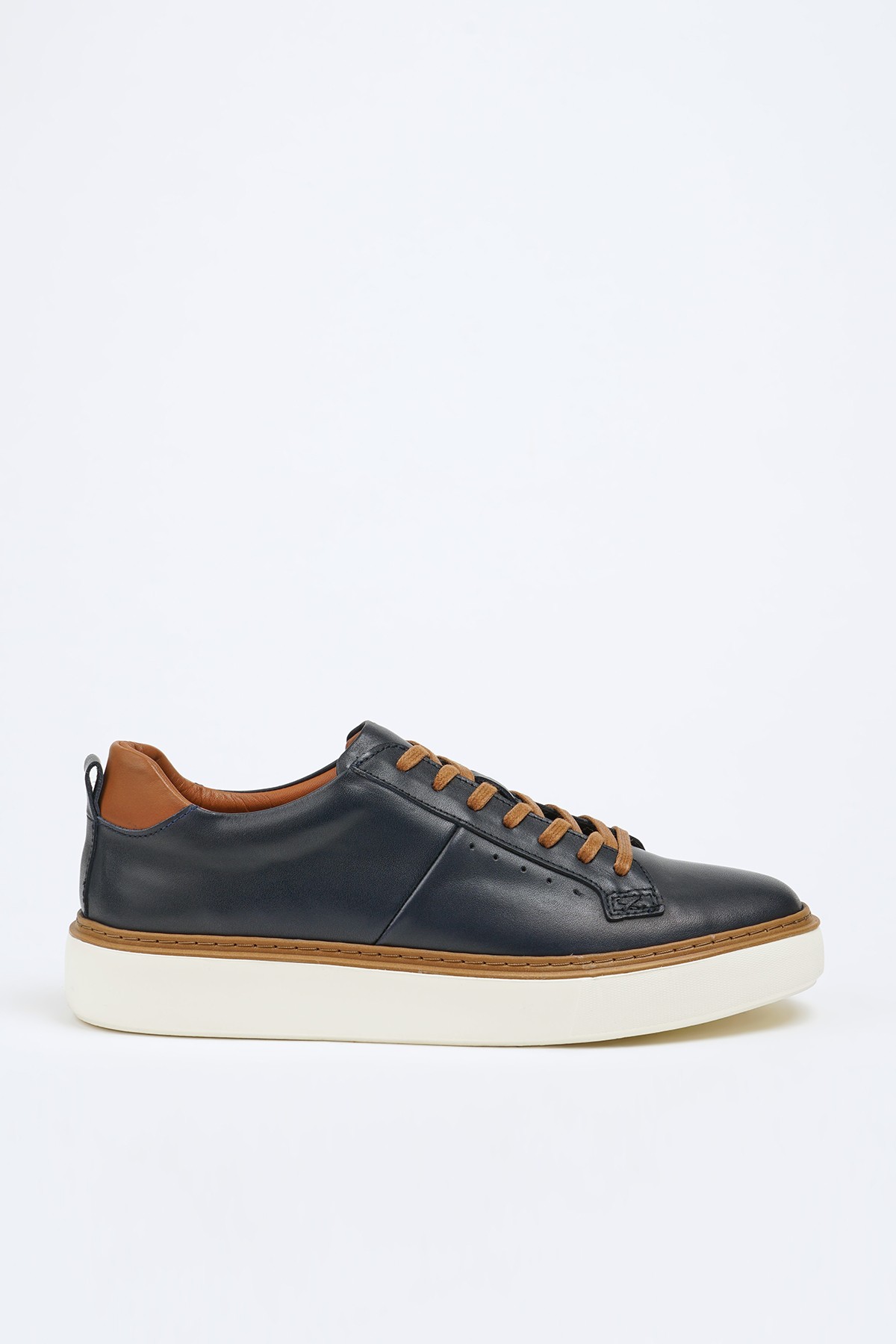 Özel Tasarım Hakiki Natural Deri İthal Taban Sneaker Ayakkabı 