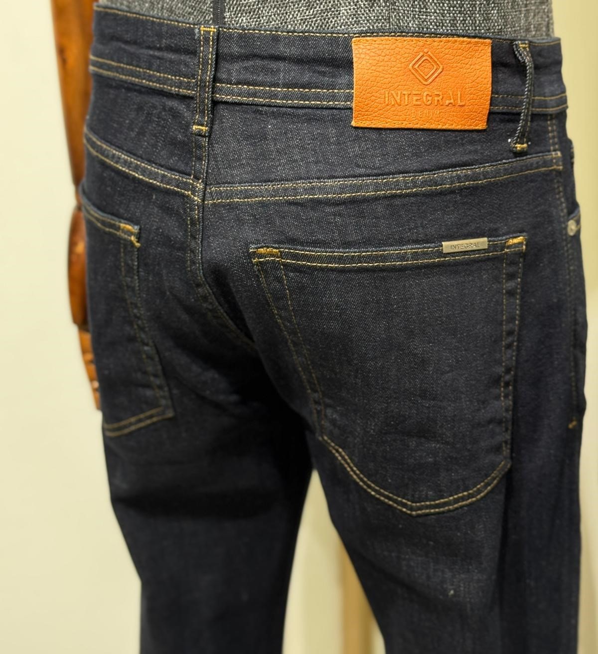 Slim Straight %100 Likralı Jean Lacivert Kot Pantolon 