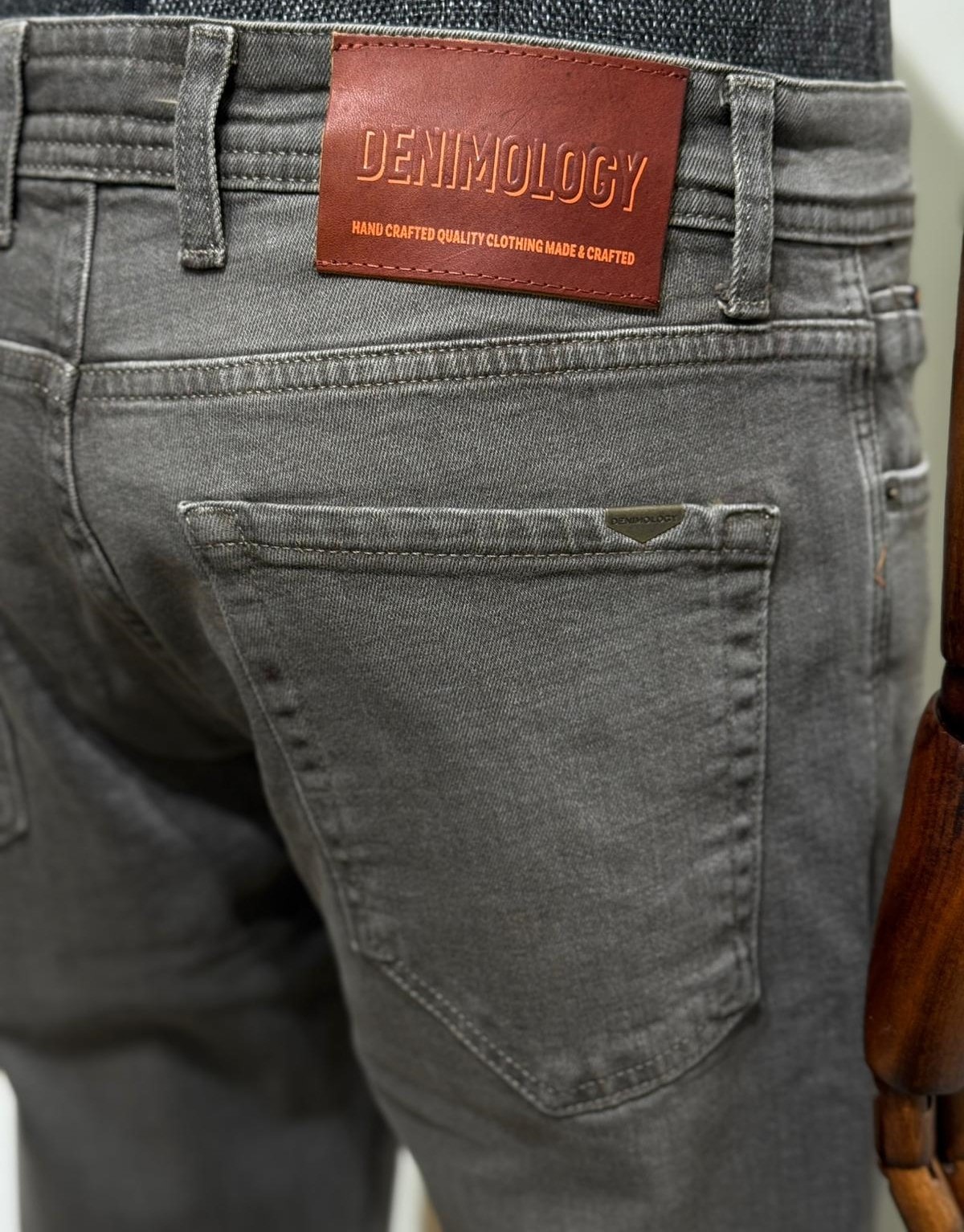 Slim Straight %100 Jean Likralı Kot Pantolon