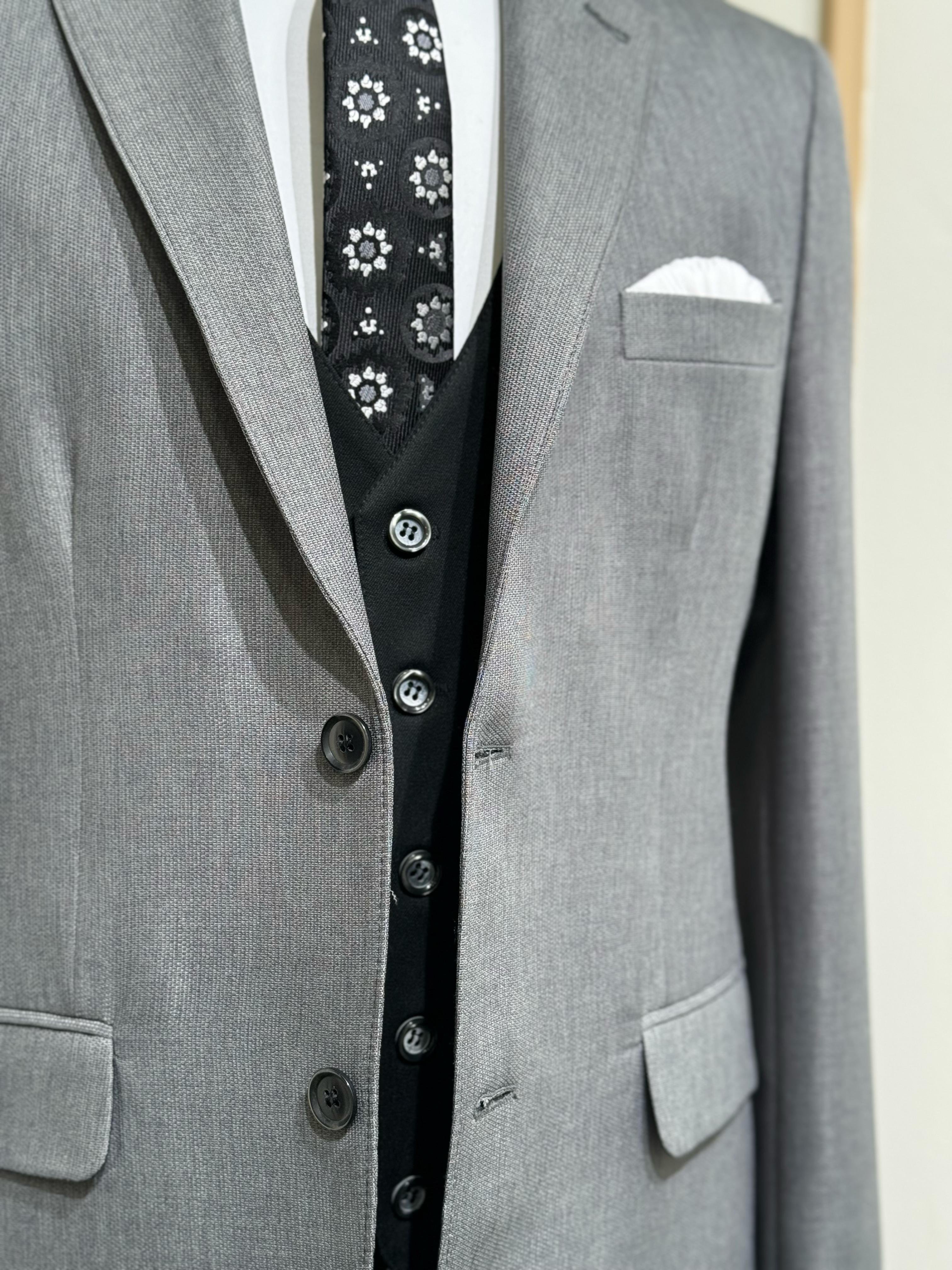 Düz Slim Fit Mono Yaka Ceket