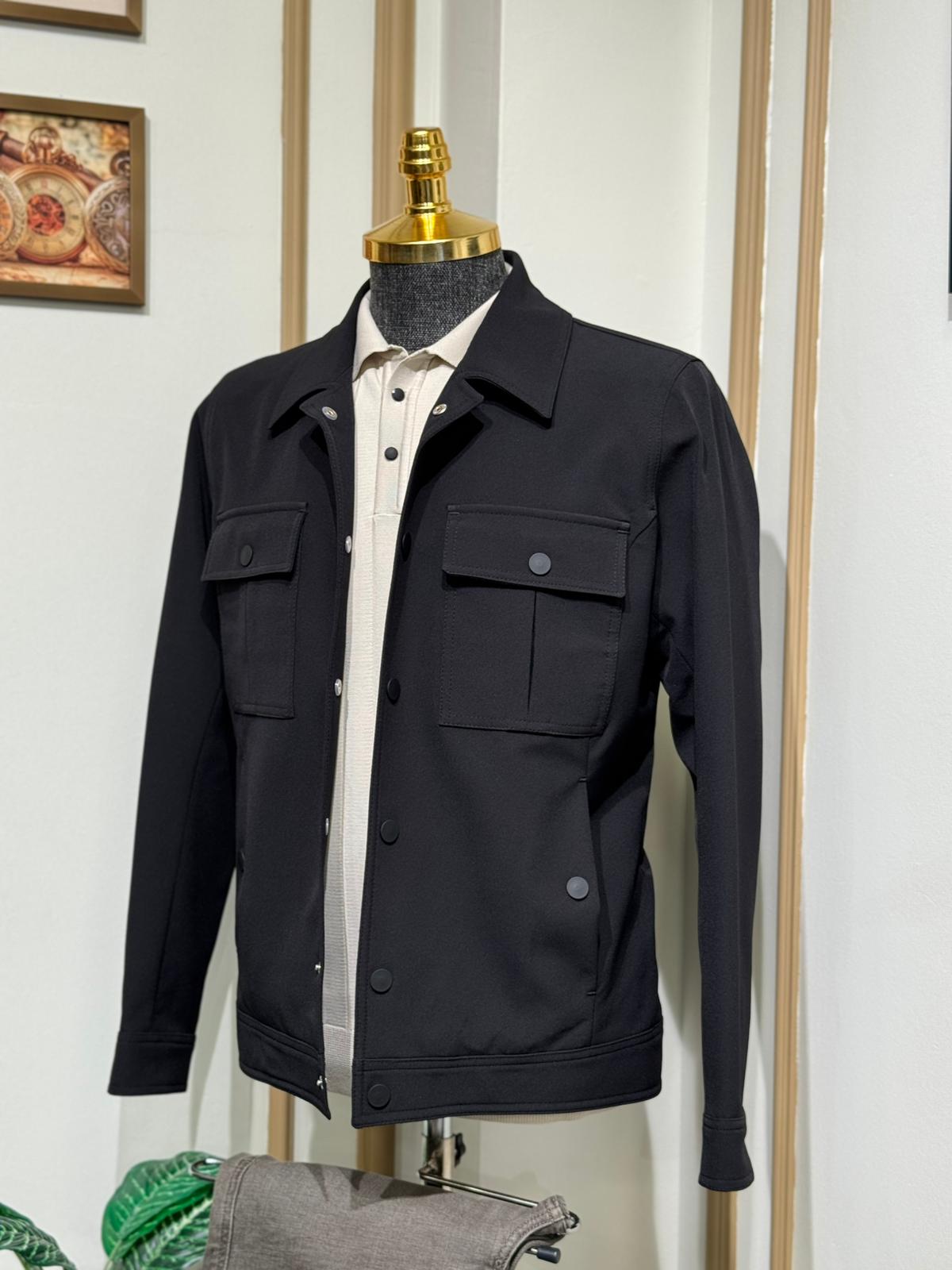 Yeni Sezon Slim Fit Cep Detaylı Mevsimlik Mont 