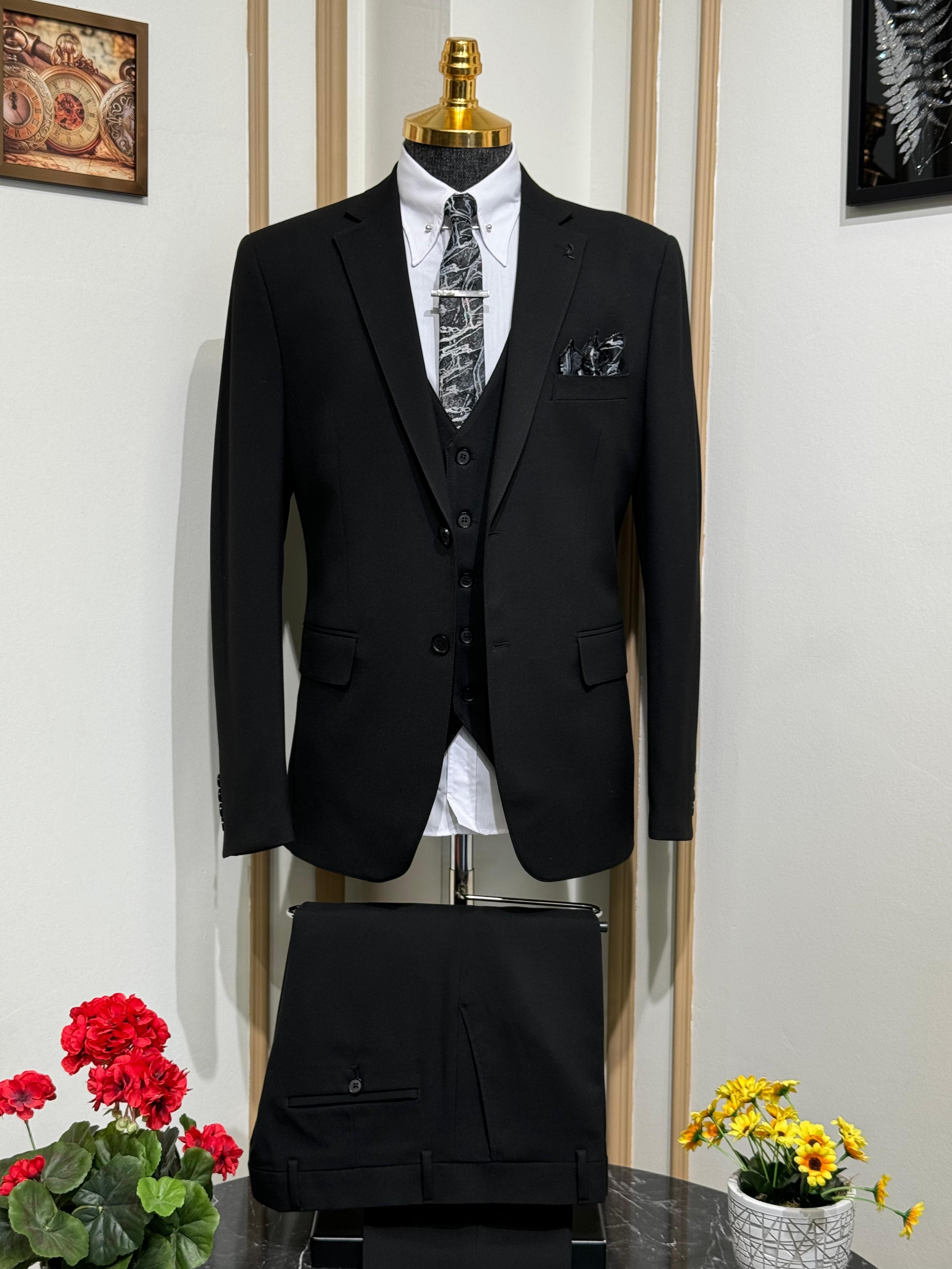 Klasik Slim Fit Takım Elbise