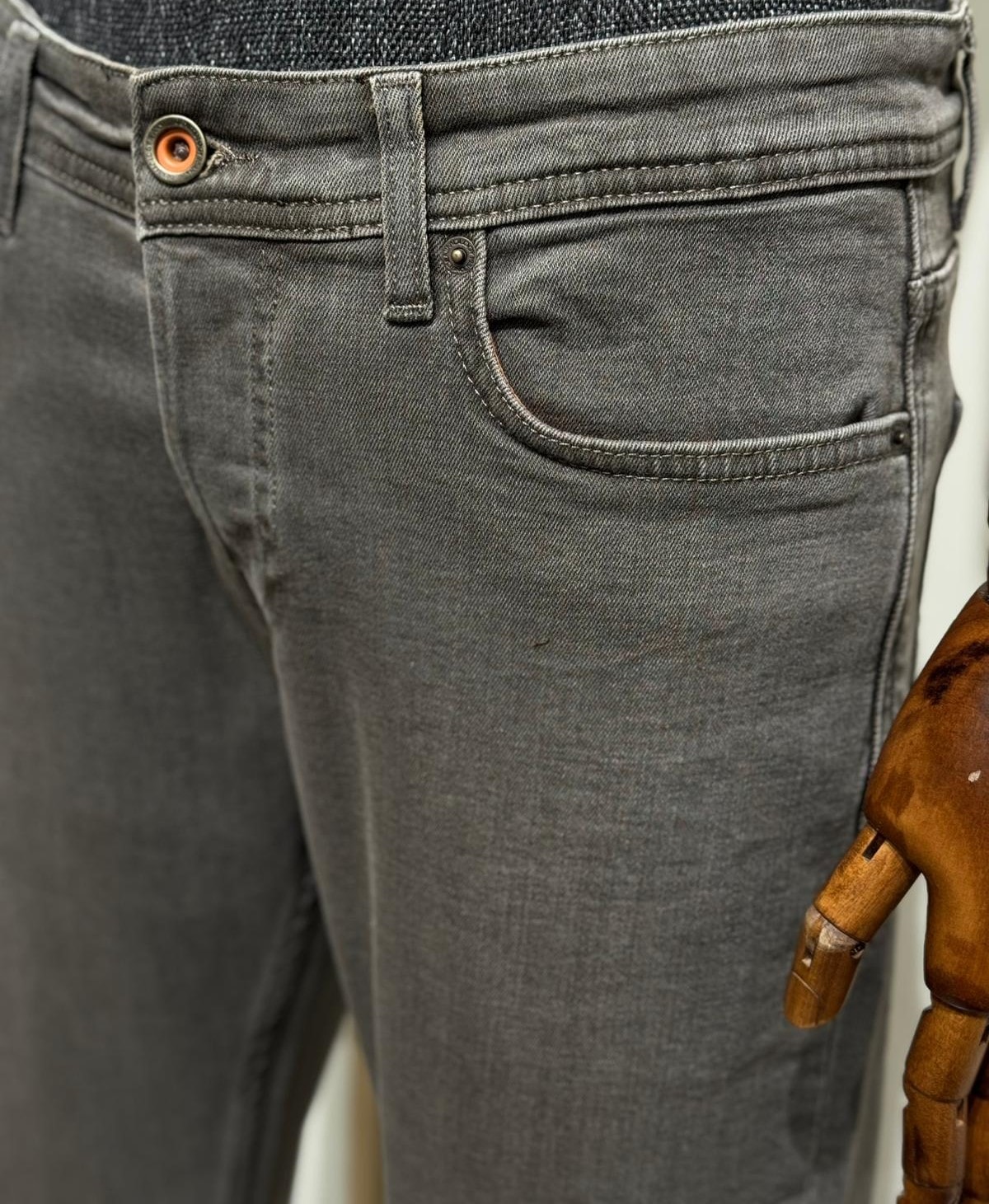 Slim Straight %100 Jean Likralı Kot Pantolon