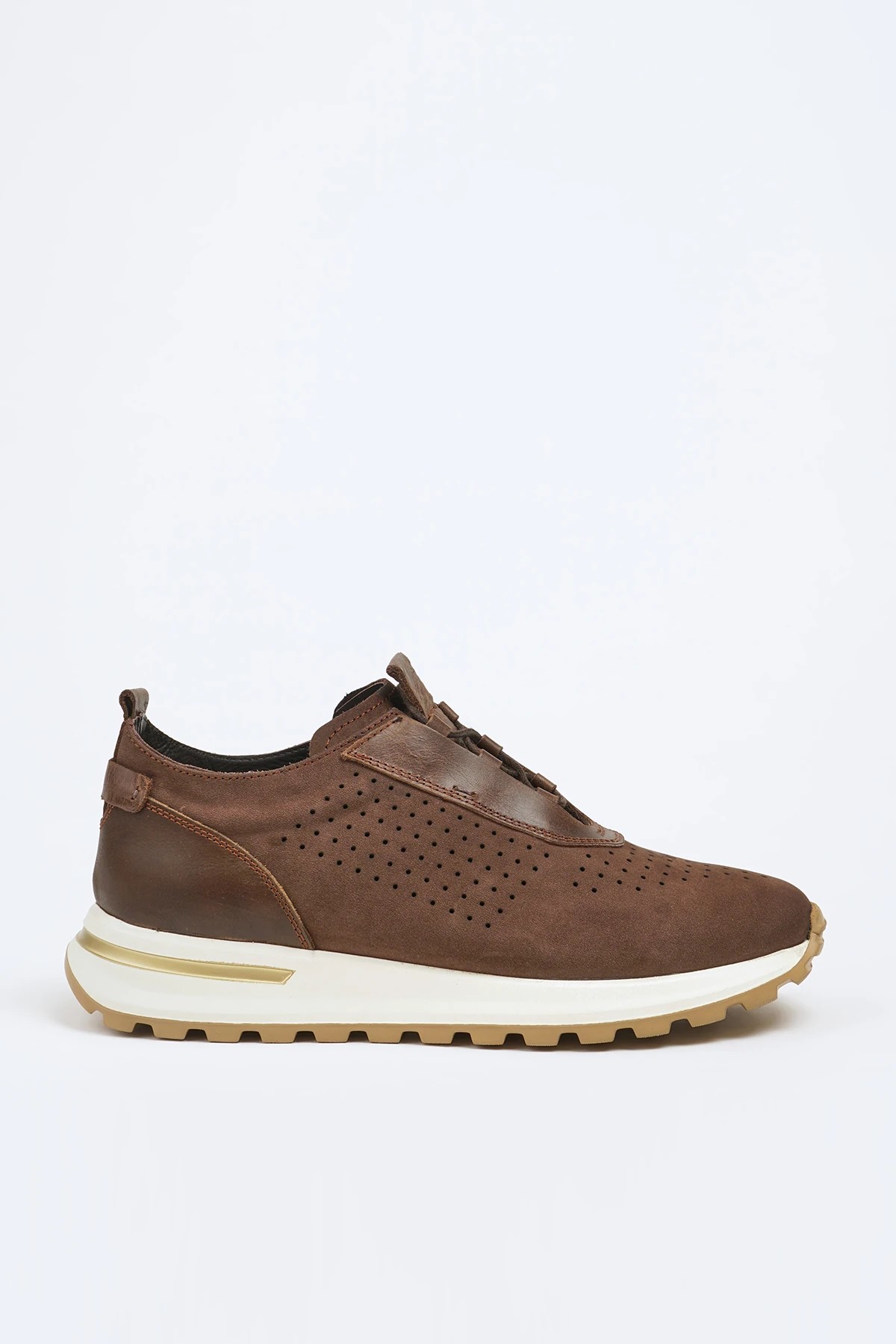 Hakiki Nubuk Süet Deri Sneaker Model Ayakkabı