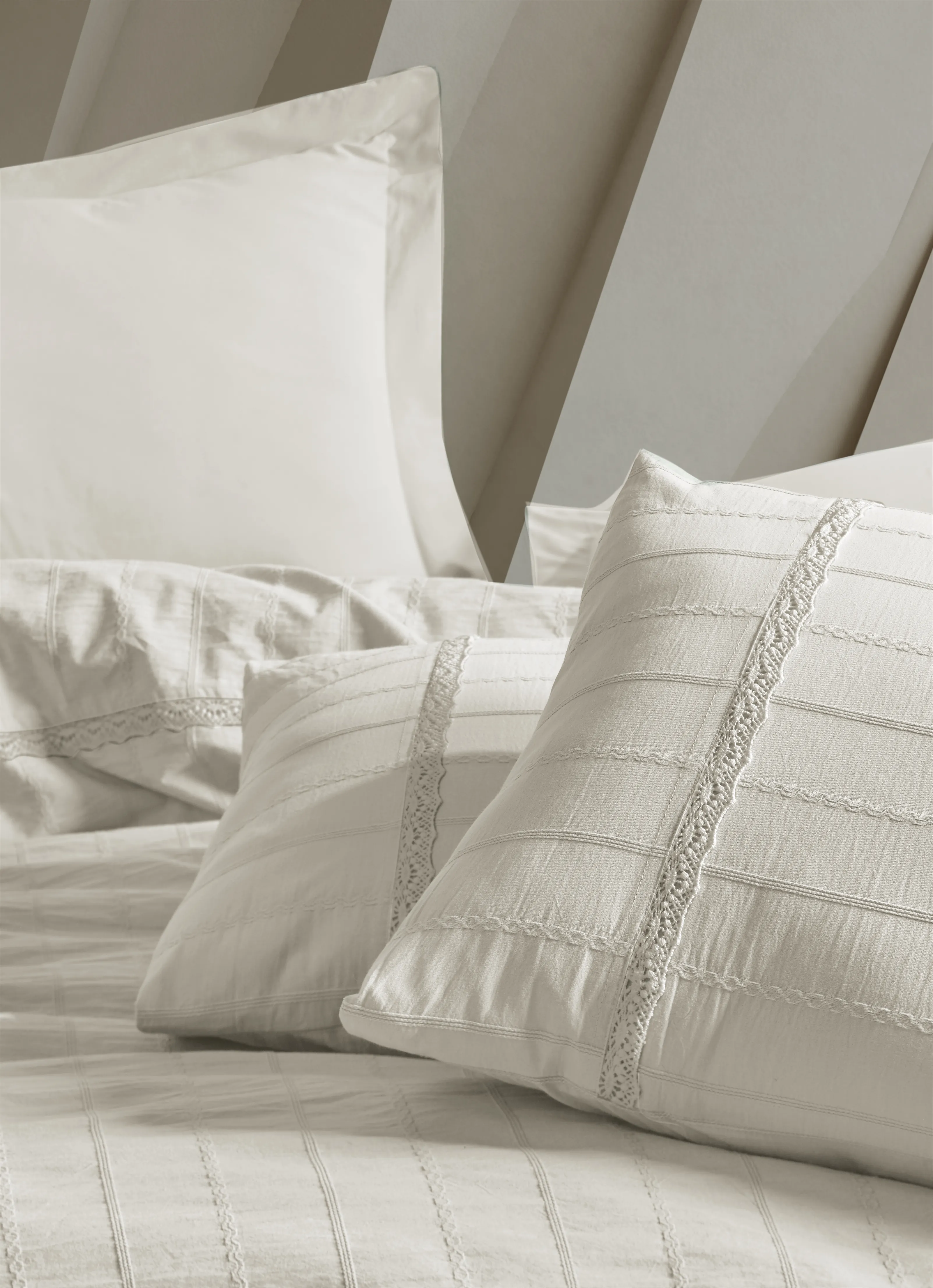 Jasmin Jakarlı Nevresim Takımı – %100 Pamuk, Dantel Detaylı, Jakarlı Dokuma, Pamuklu Lüks Nevresim Seti, Yumuşak ve Şık Uyku Deneyimi