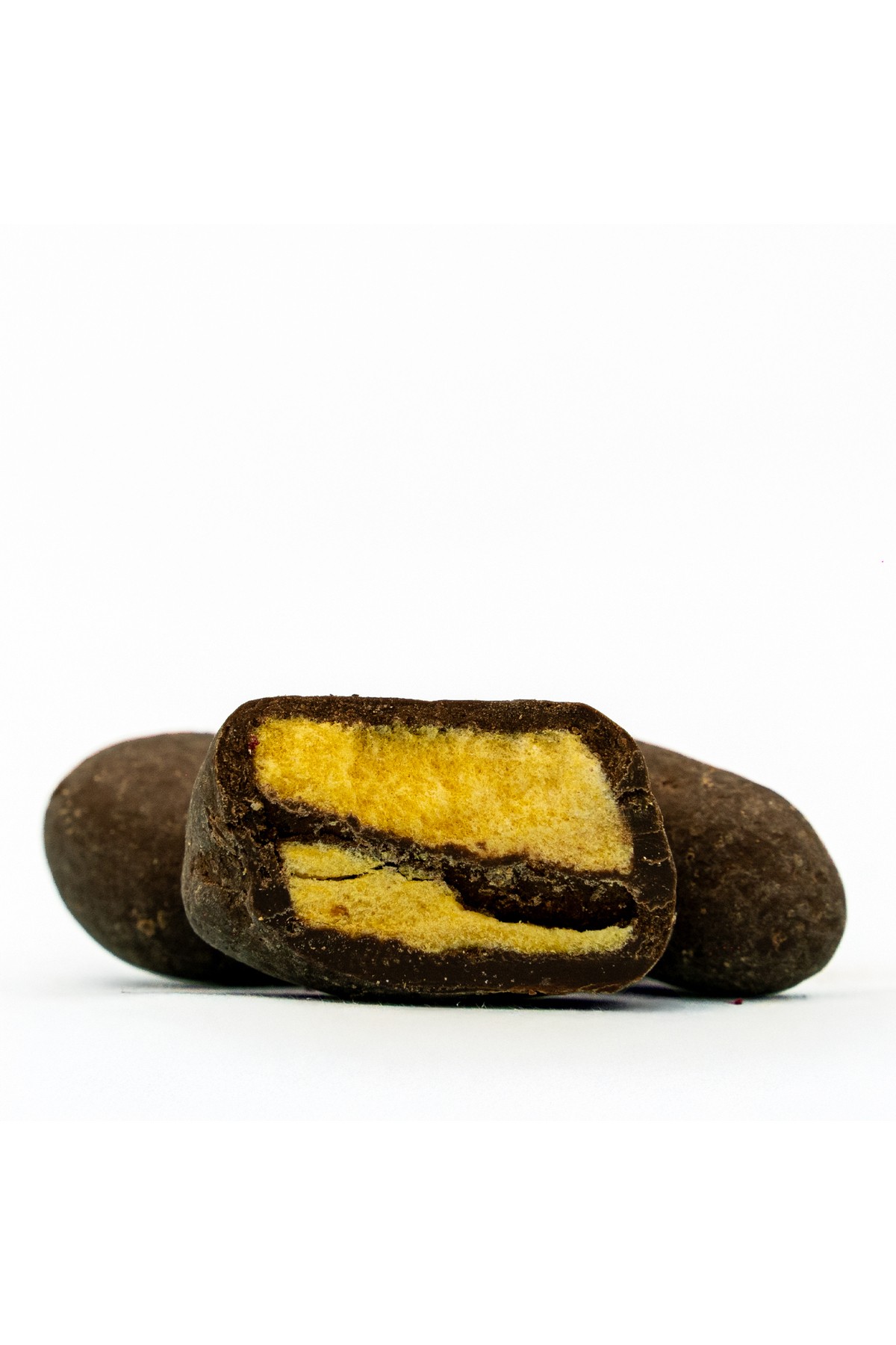 Şeker İlavesiz, Glütensiz, Vegan Freeze Dried Mangolu Bitter Çikolata - Doypack 50 gr