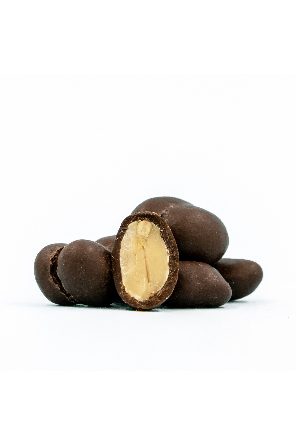 Şeker İlavesiz, Glütensiz, Vegan Yer Fıstıklı Bitter Çikolata - Doypack 50 gr